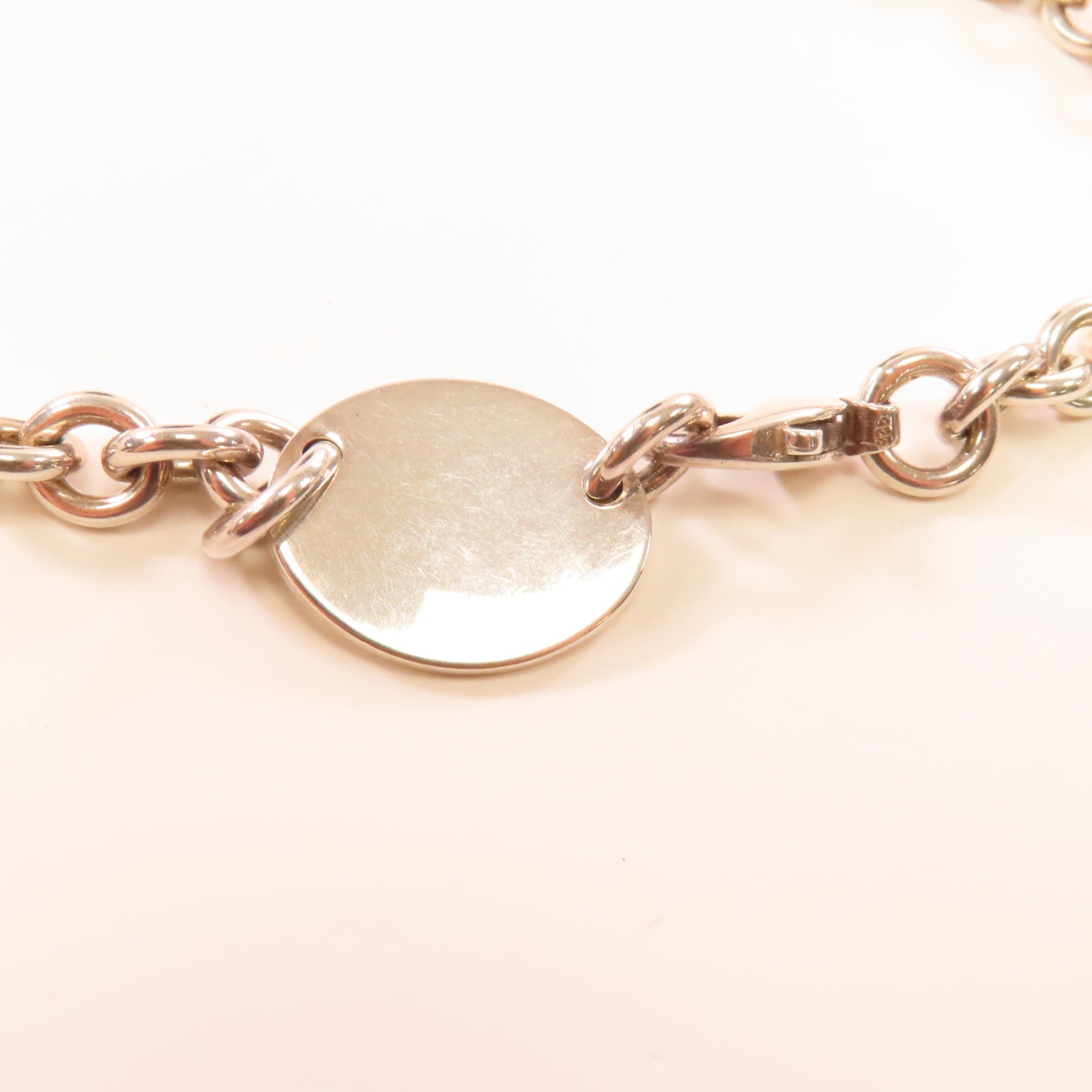 TIFFANY＆CO 925純銀Return to Tiffany Necklace項鍊銀色