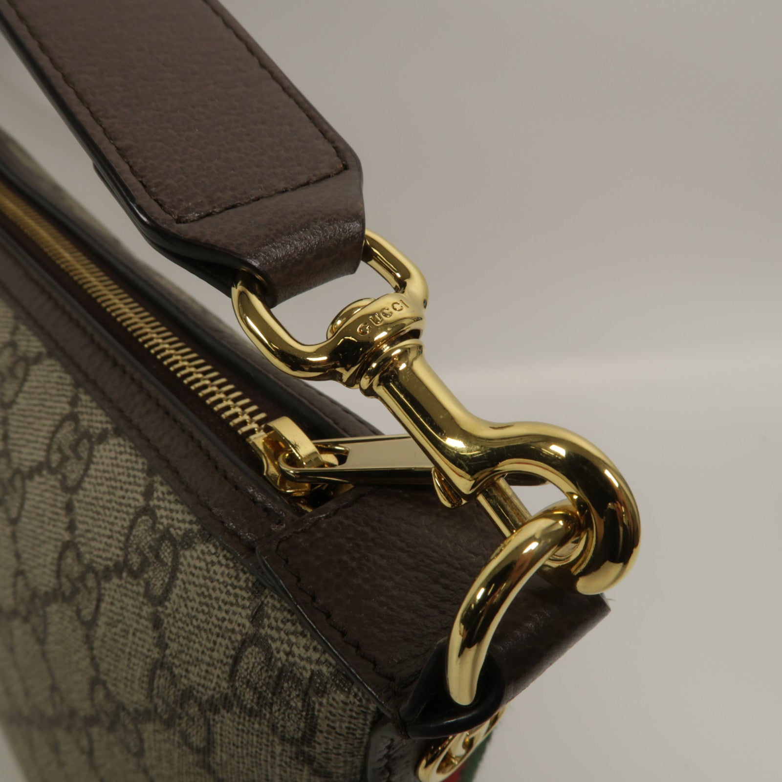 GUCCI 塗層帆布Ophidia手挽袋