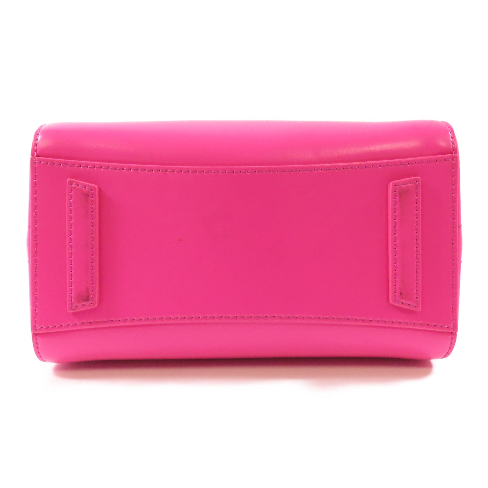 GIVENCHY 牛皮皮革Mini Antigona銀扣手挽肩背兩用袋