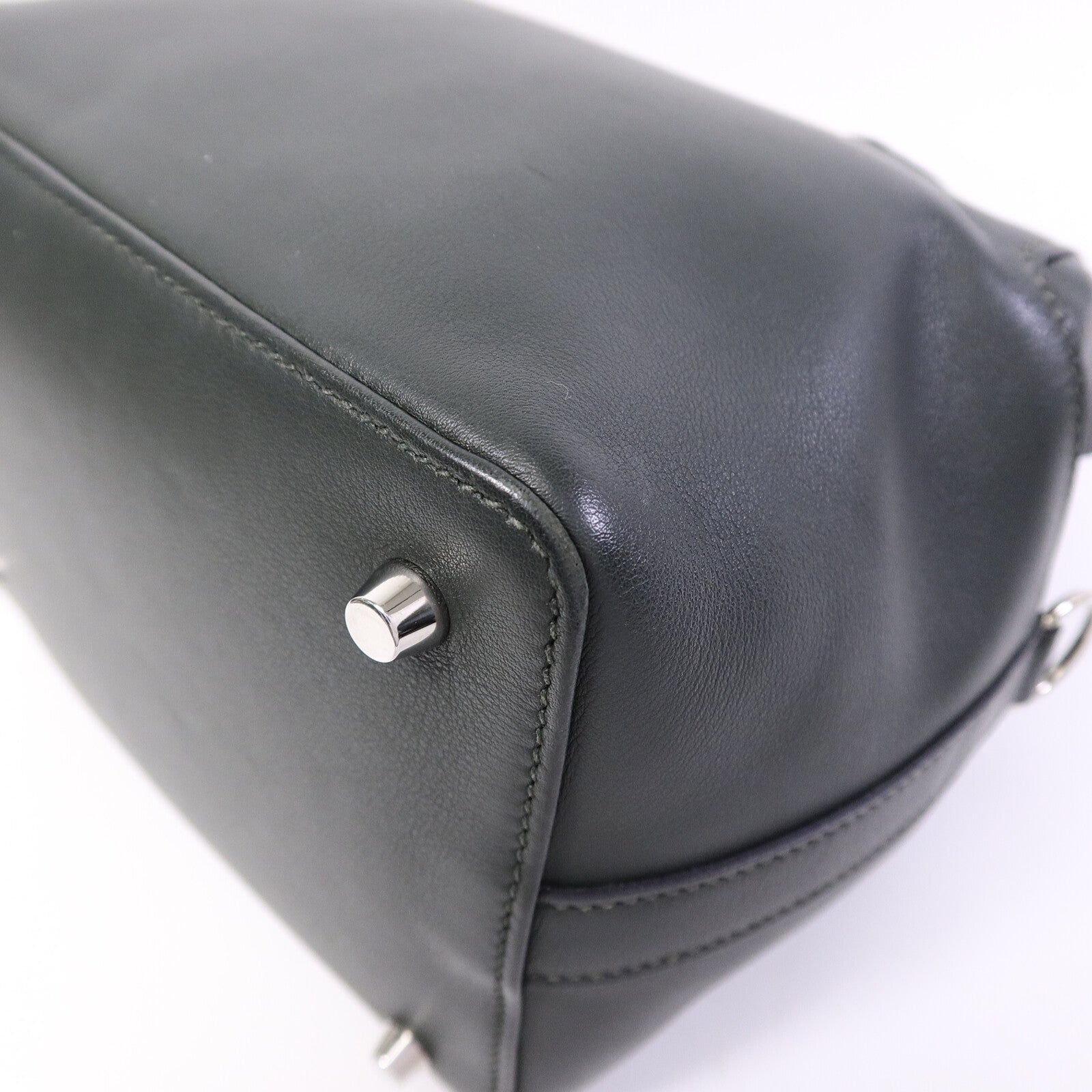 HERMES Swift皮革Toolbox 20手挽肩背兩用袋Vert Fonce