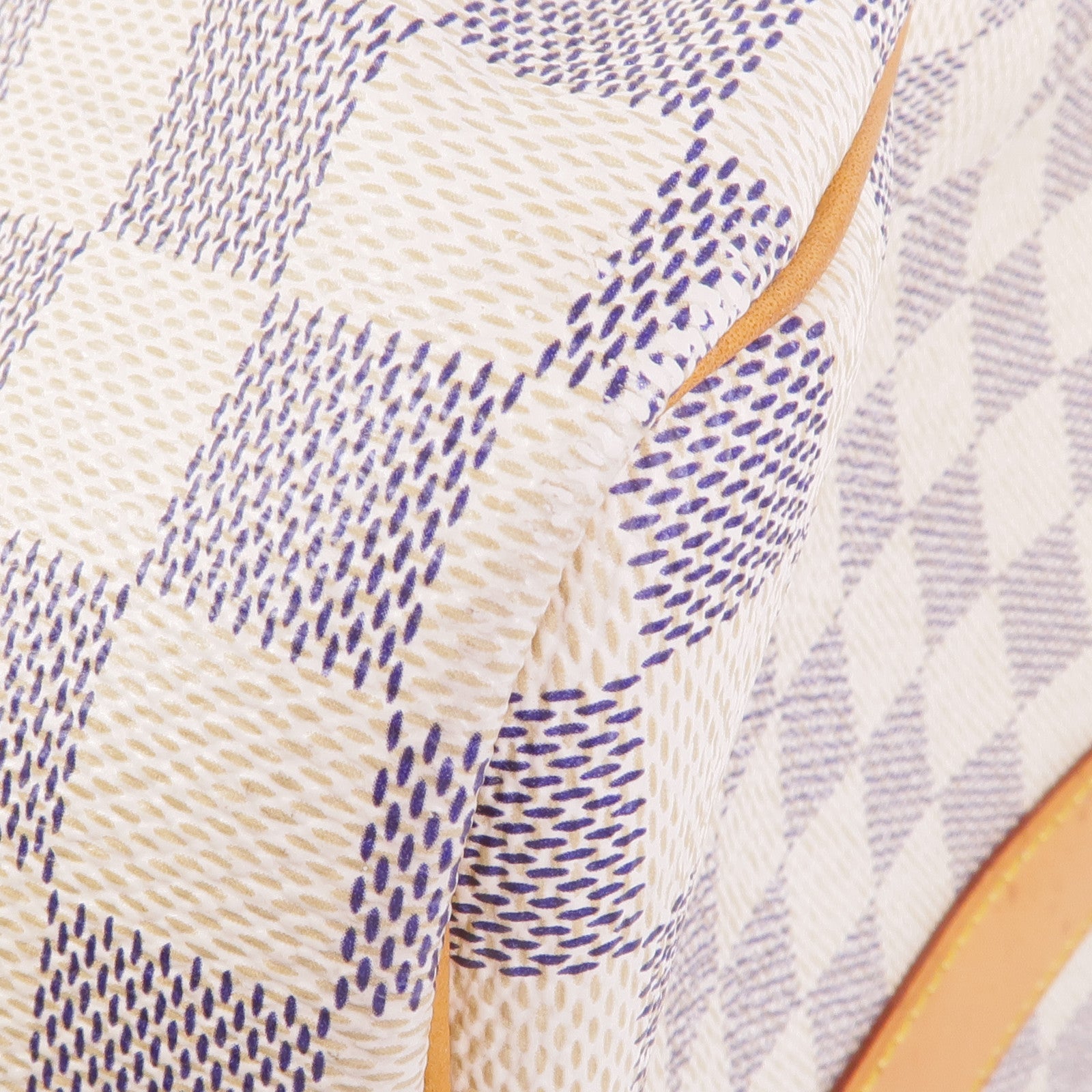 LOUIS VUITTON Damier Azur Keepall Bandouliere 55金扣手挽肩背兩用袋