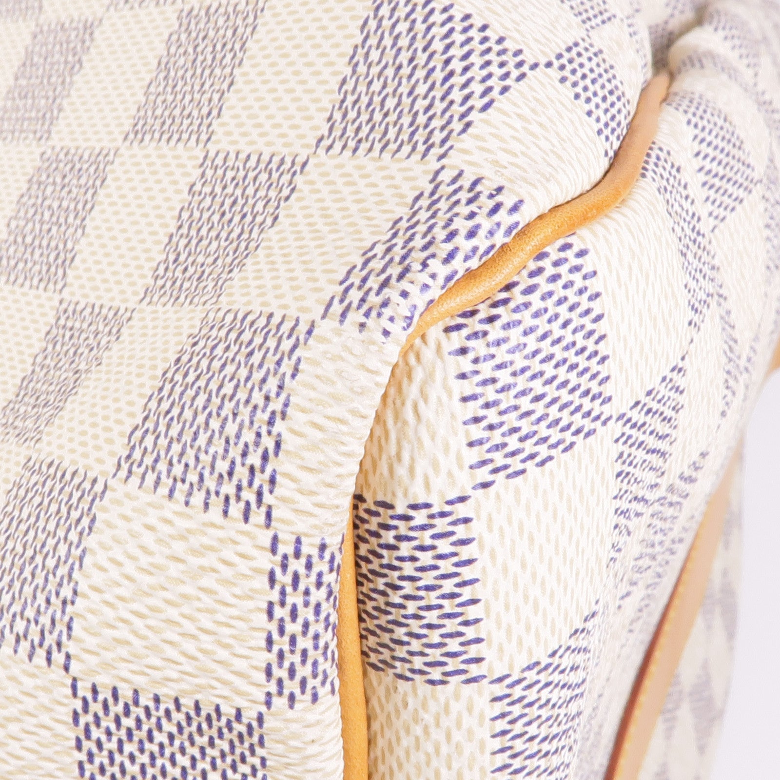 LOUIS VUITTON Damier Azur Keepall Bandouliere 55金扣手挽肩背兩用袋