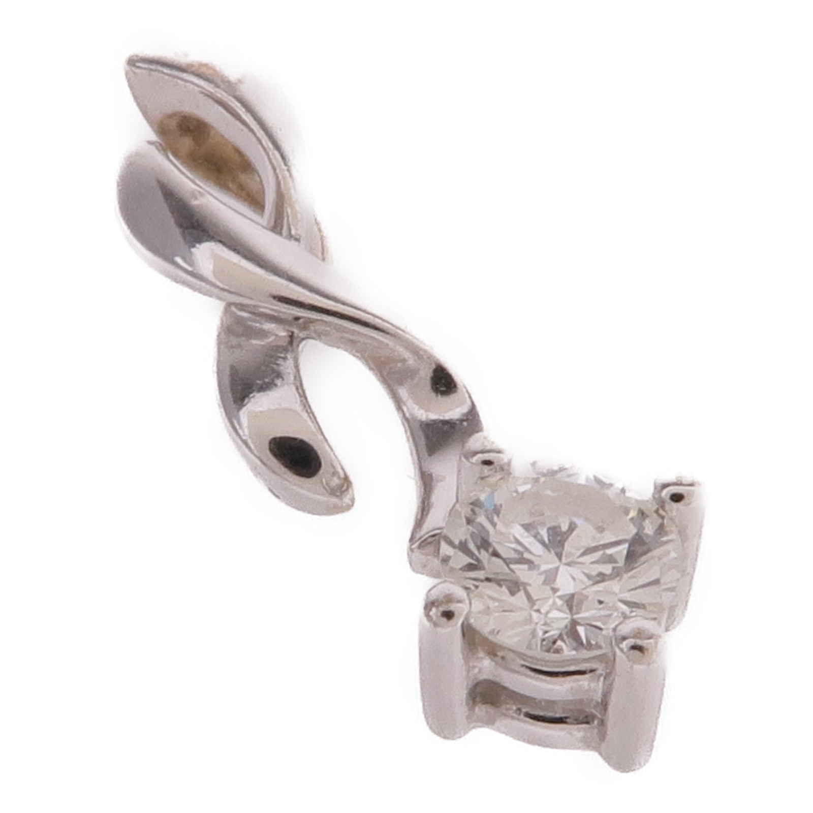 JEWELRY 18K白金Diamond Pendant Top鑽石吊墜