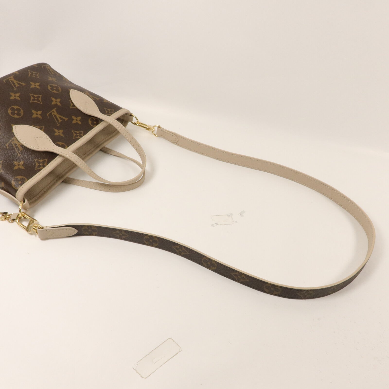 LOUIS VUITTON Monogram Neverfull Inside Out BB手挽肩背兩用袋