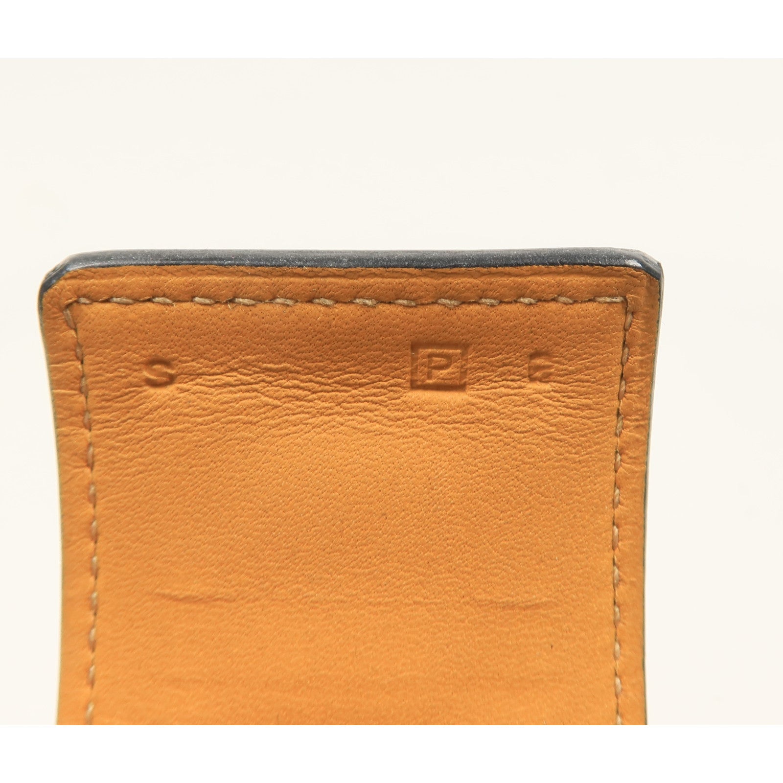 HERMES Swift皮革Collier De Chien Bangle金扣金扣Dark Brown