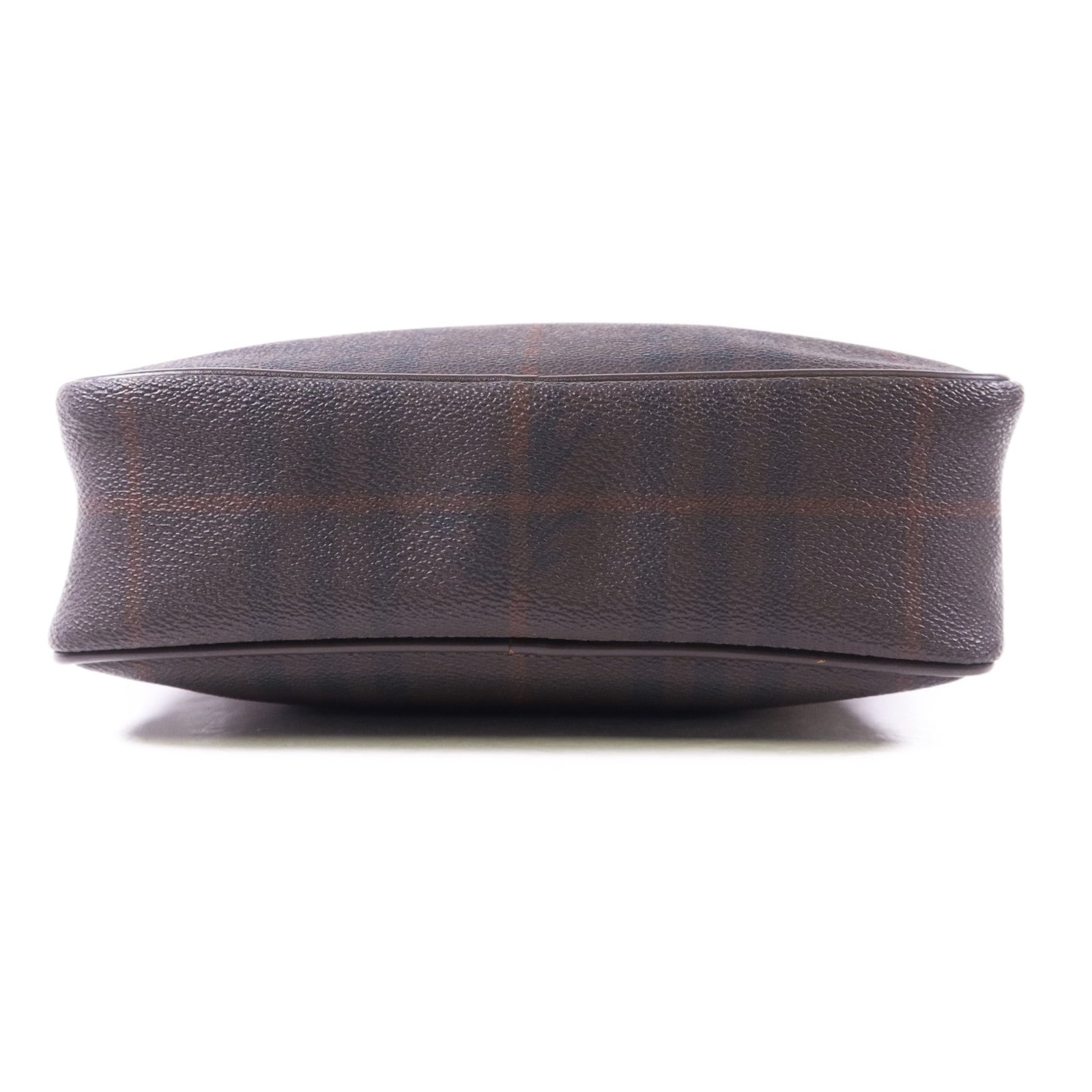 BURBERRY 塗層帆布Shoulder Bag銀扣肩背袋