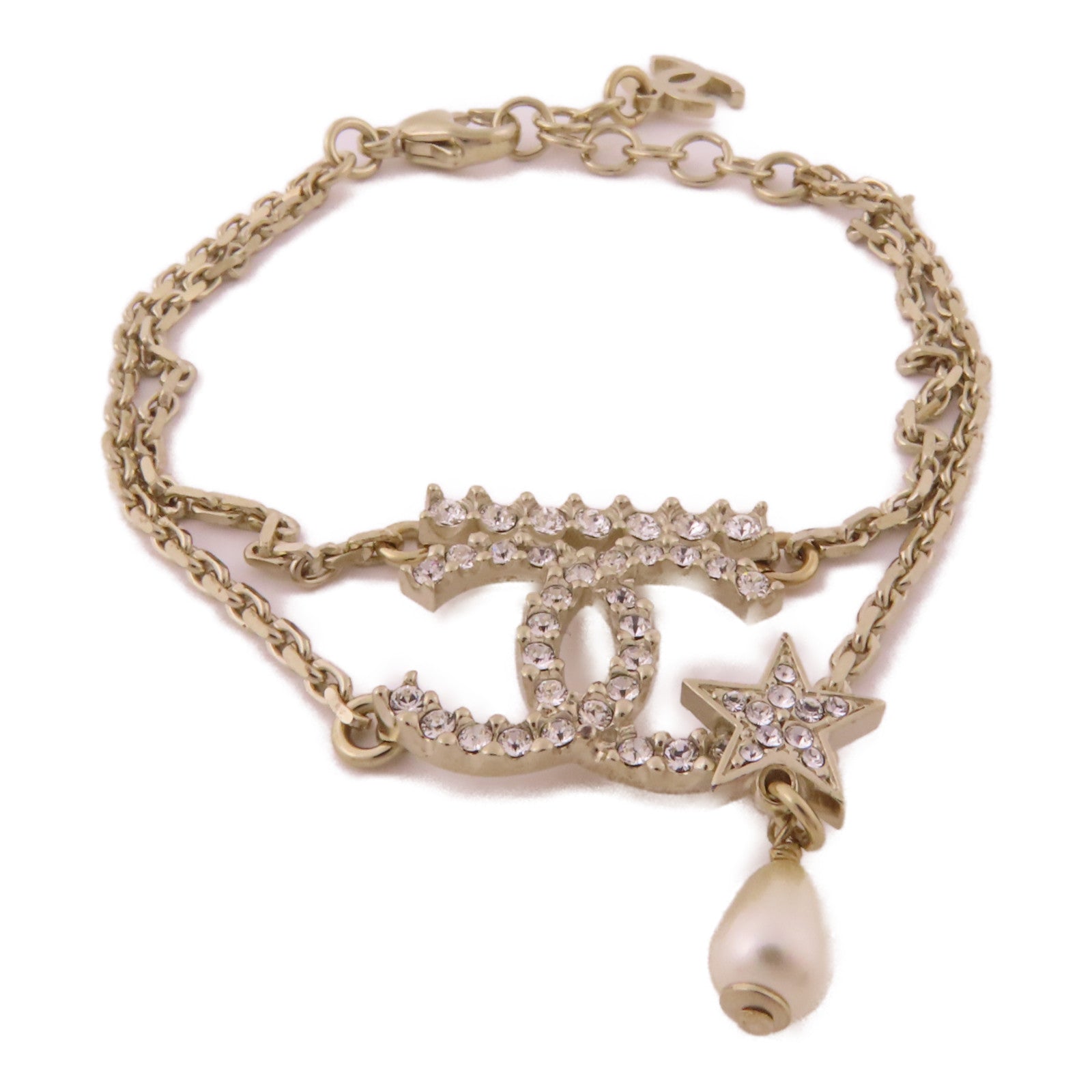CHANEL 金屬Bracelet銀扣手鏈