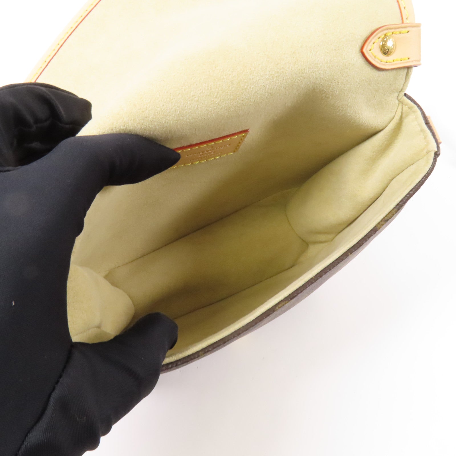 LOUIS VUITTON Monogram Saumur BB金扣手挽肩背兩用袋