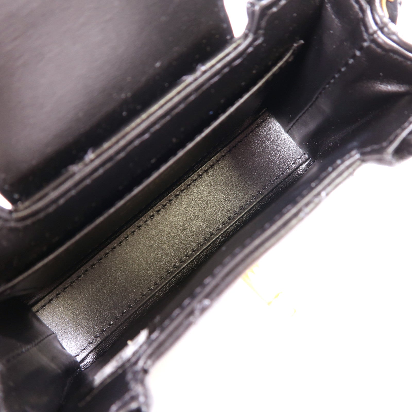 CHANEL 牛皮皮革Kelly Nano金扣手挽肩背兩用袋