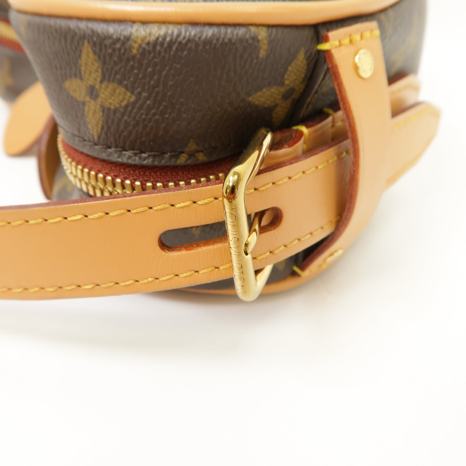 LOUIS VUITTON Monogram Game On Coeur金扣肩背袋啡色