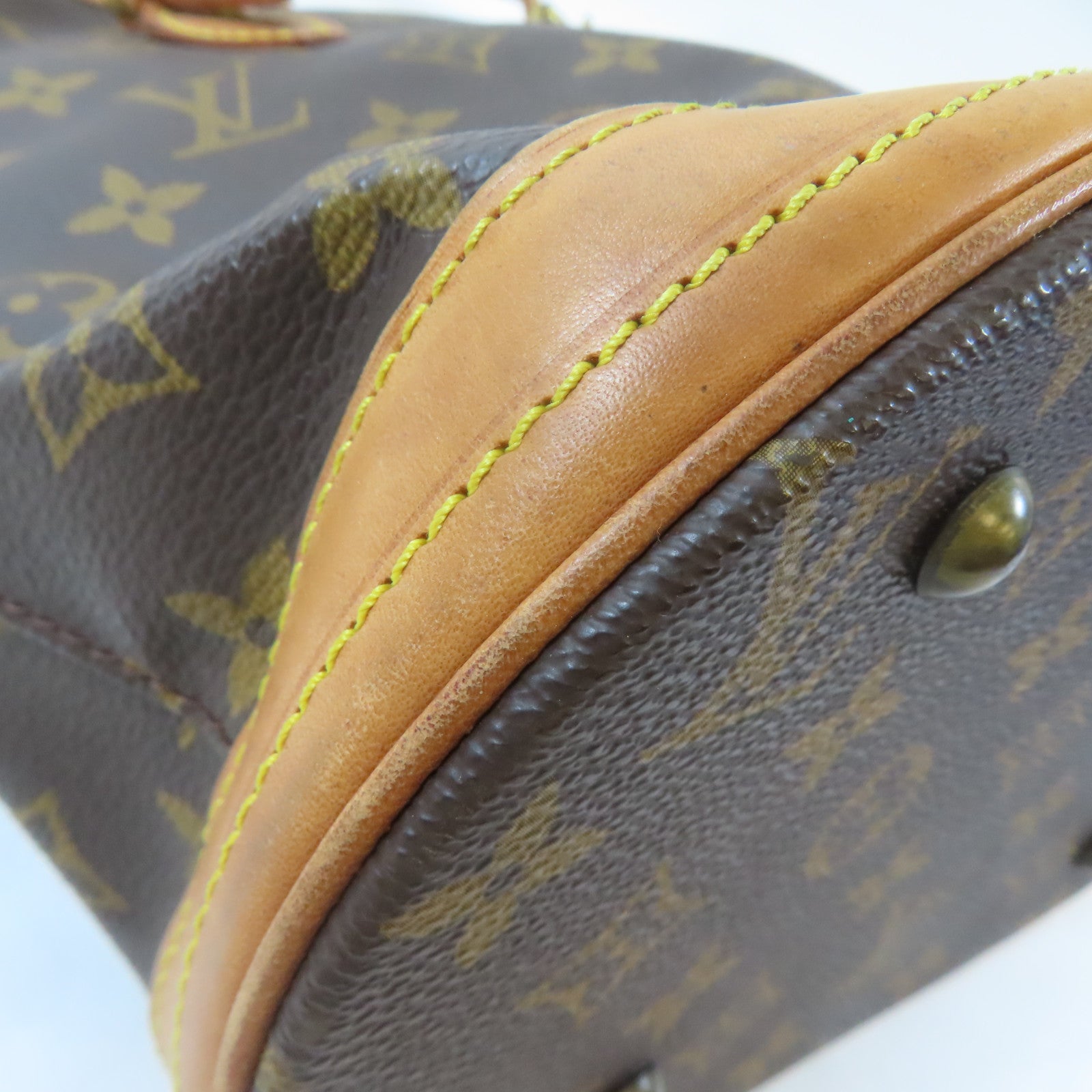 LOUIS VUITTON 【激減優惠】Monogram Bucket PM金扣肩背袋啡色