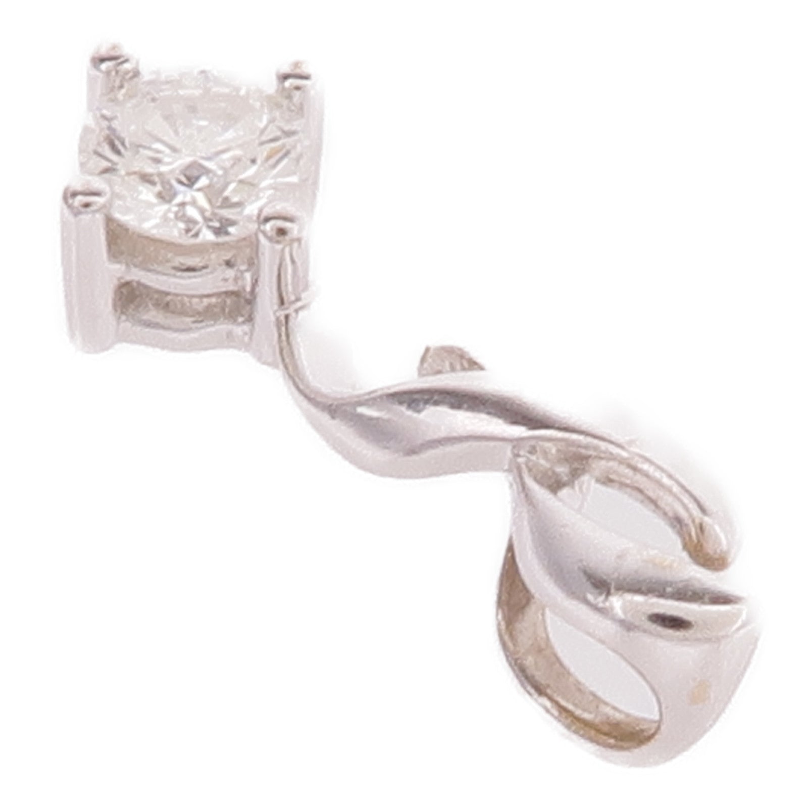 JEWELRY 18K白金Diamond Pendant Top鑽石吊墜