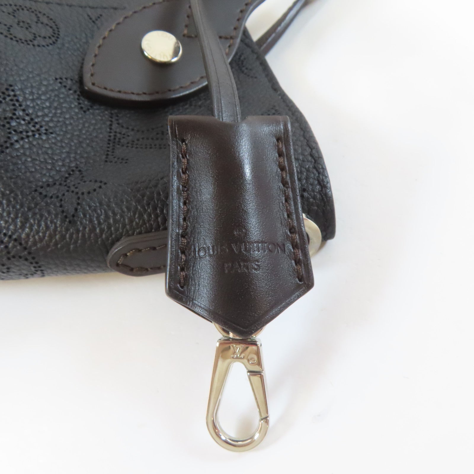LOUIS VUITTON Mahina Hina 2 Way Shoulder Bag銀扣手挽肩背兩用袋黑色