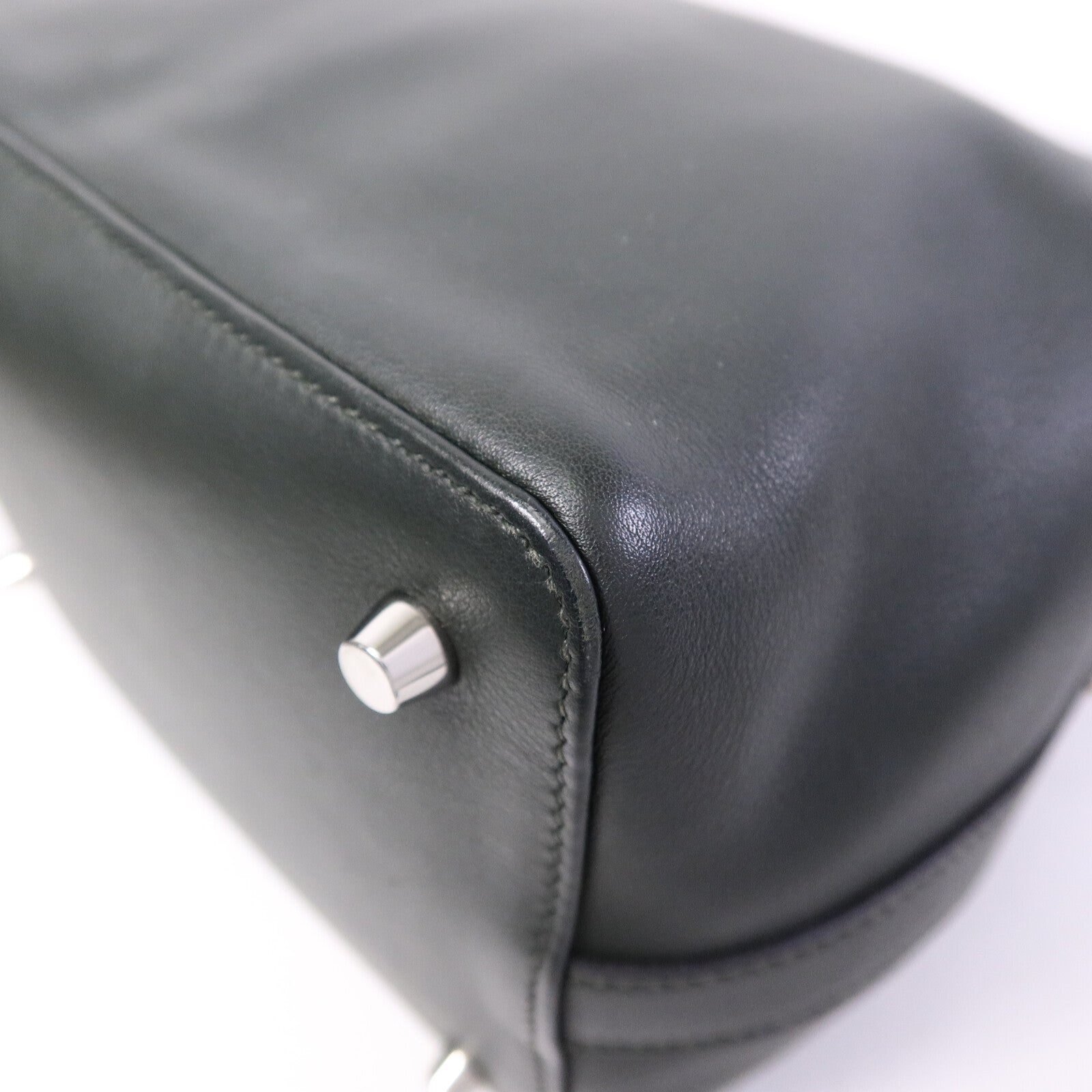 HERMES Swift皮革Toolbox 20手挽肩背兩用袋Vert Fonce