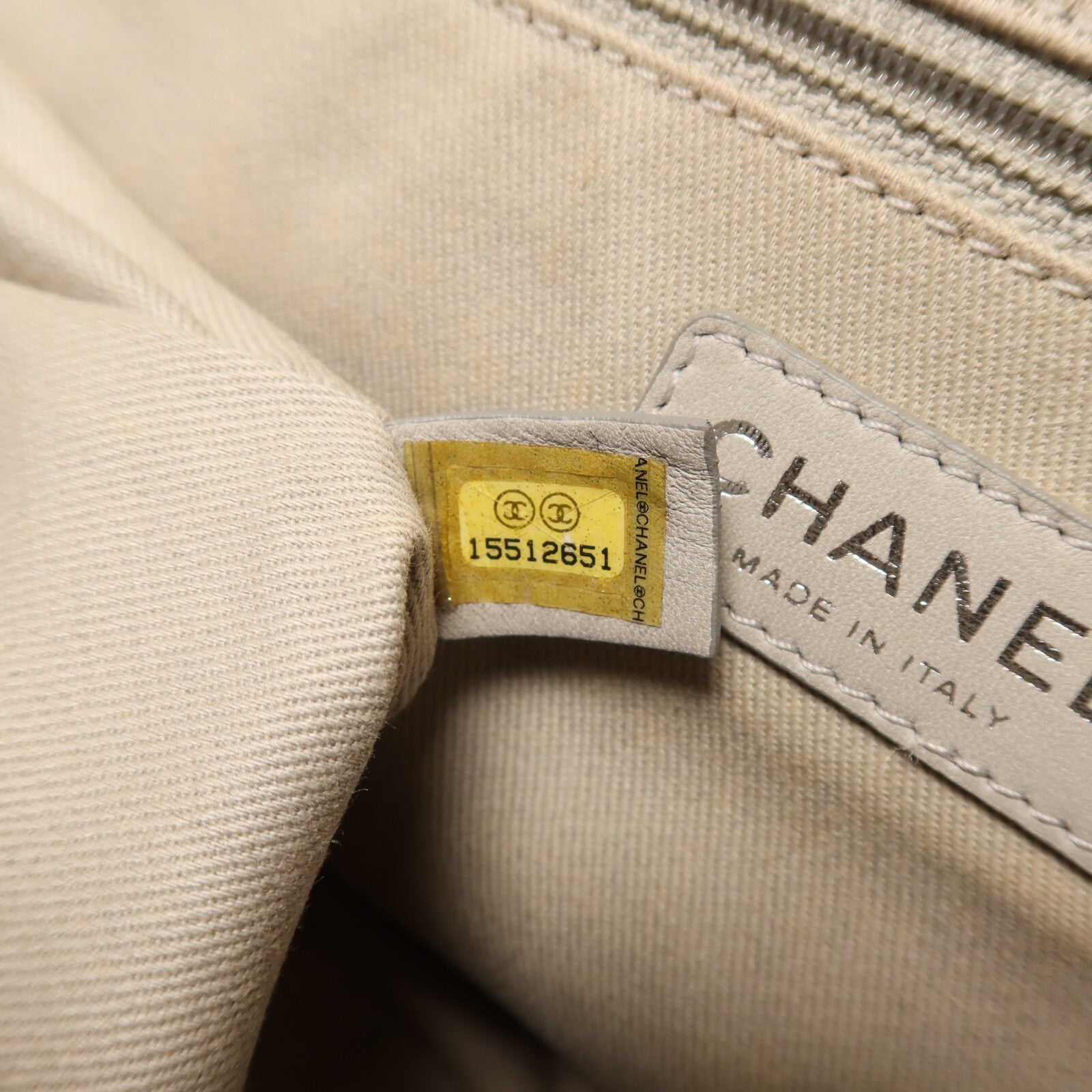 CHANEL 牛皮皮革Chain Shoulder銀扣鏈帶肩背袋