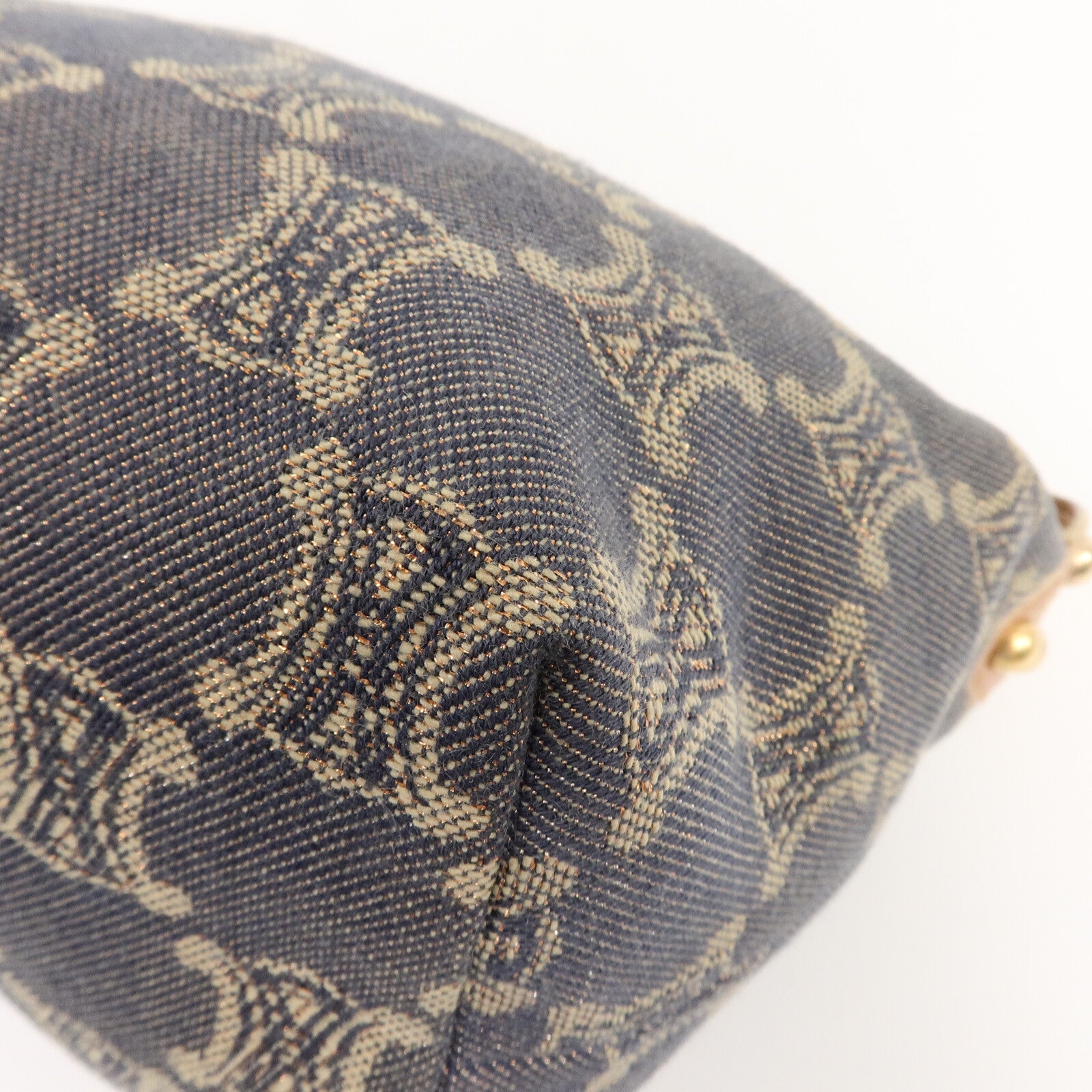 CELINE Denim Vintage Hand Bag鏈帶肩背袋