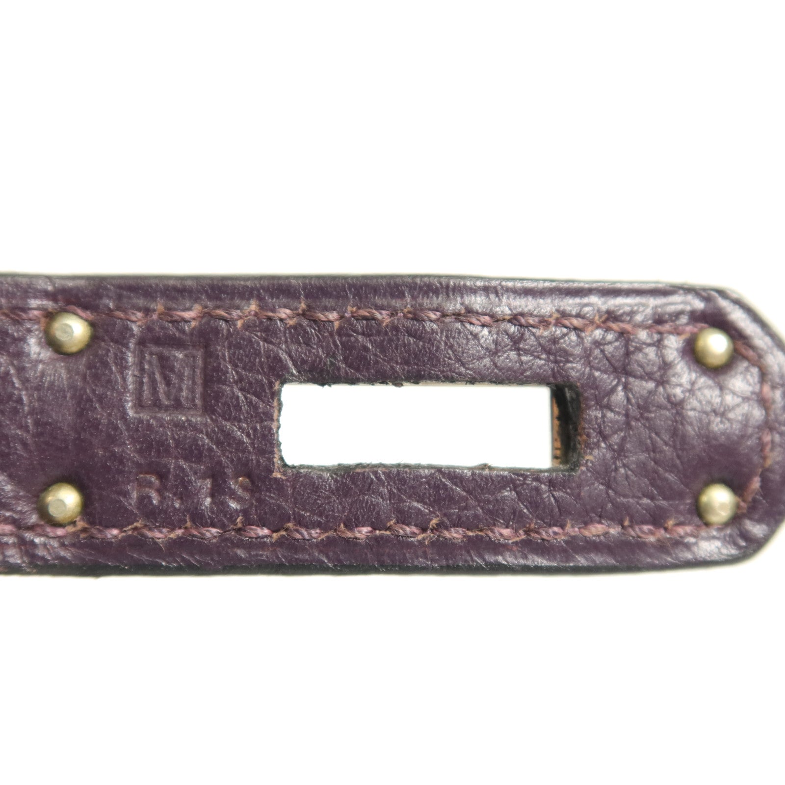 HERMES Togo皮革Birkin 30銀扣手挽袋Colvert/Orange/Prune