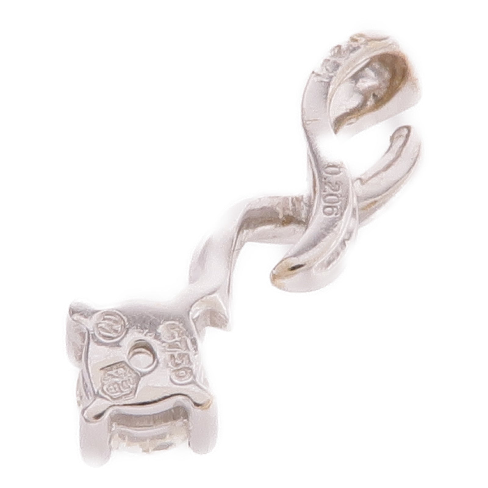 JEWELRY 18K白金Diamond Pendant Top鑽石吊墜