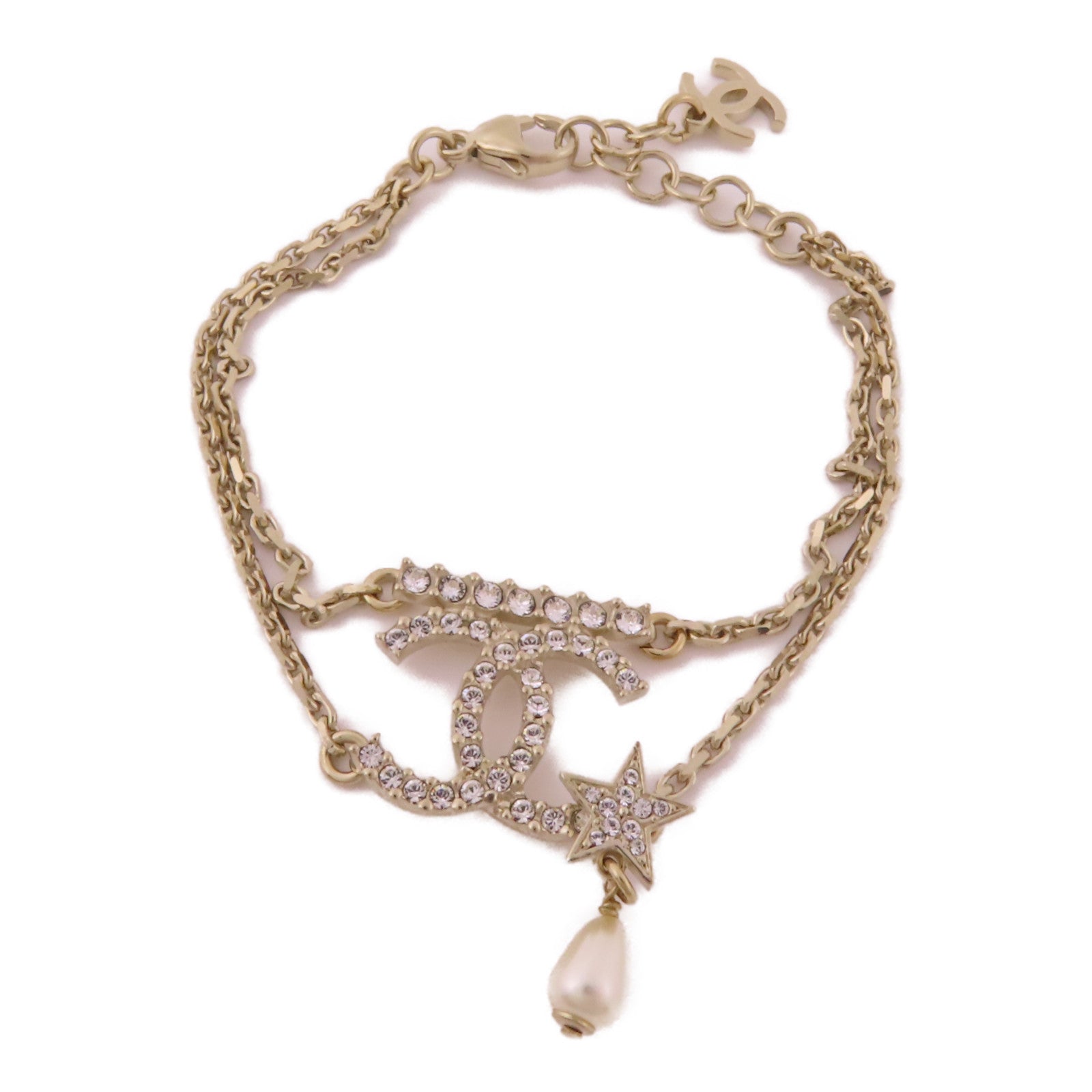 CHANEL 金屬Bracelet銀扣手鏈
