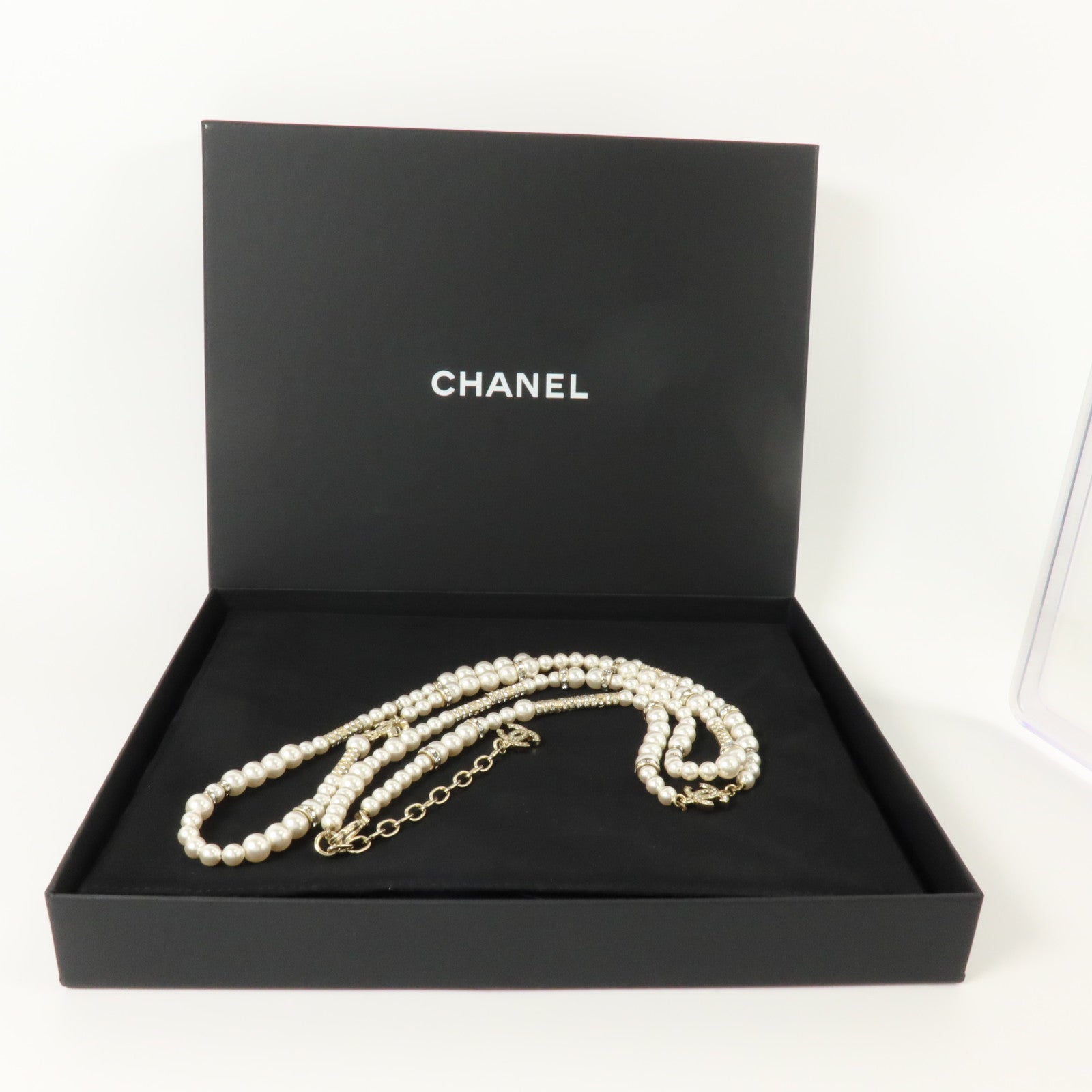 CHANEL PVC/金屬Necklace項鏈
