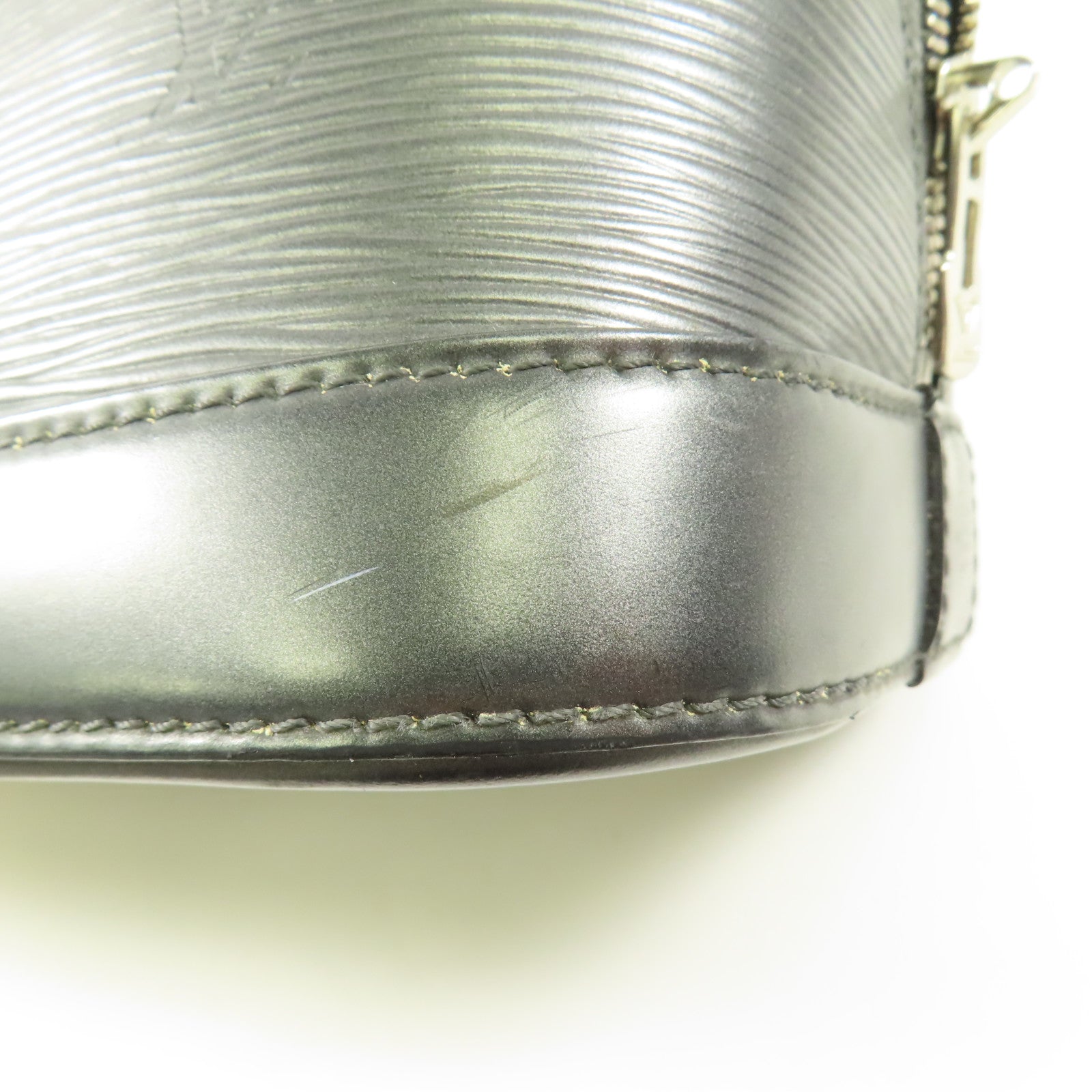 LOUIS VUITTON LV SHW Alma PM Hand Bag M40302 Epi Grey