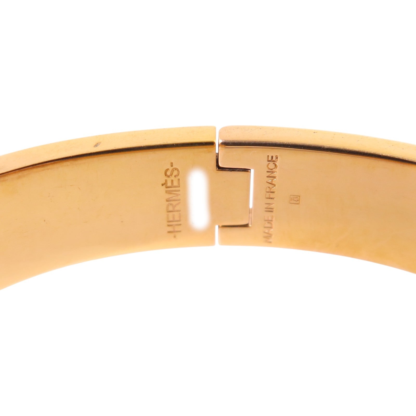 HERMES 金屬/琺瑯Clic H Bracelet金扣手鏈