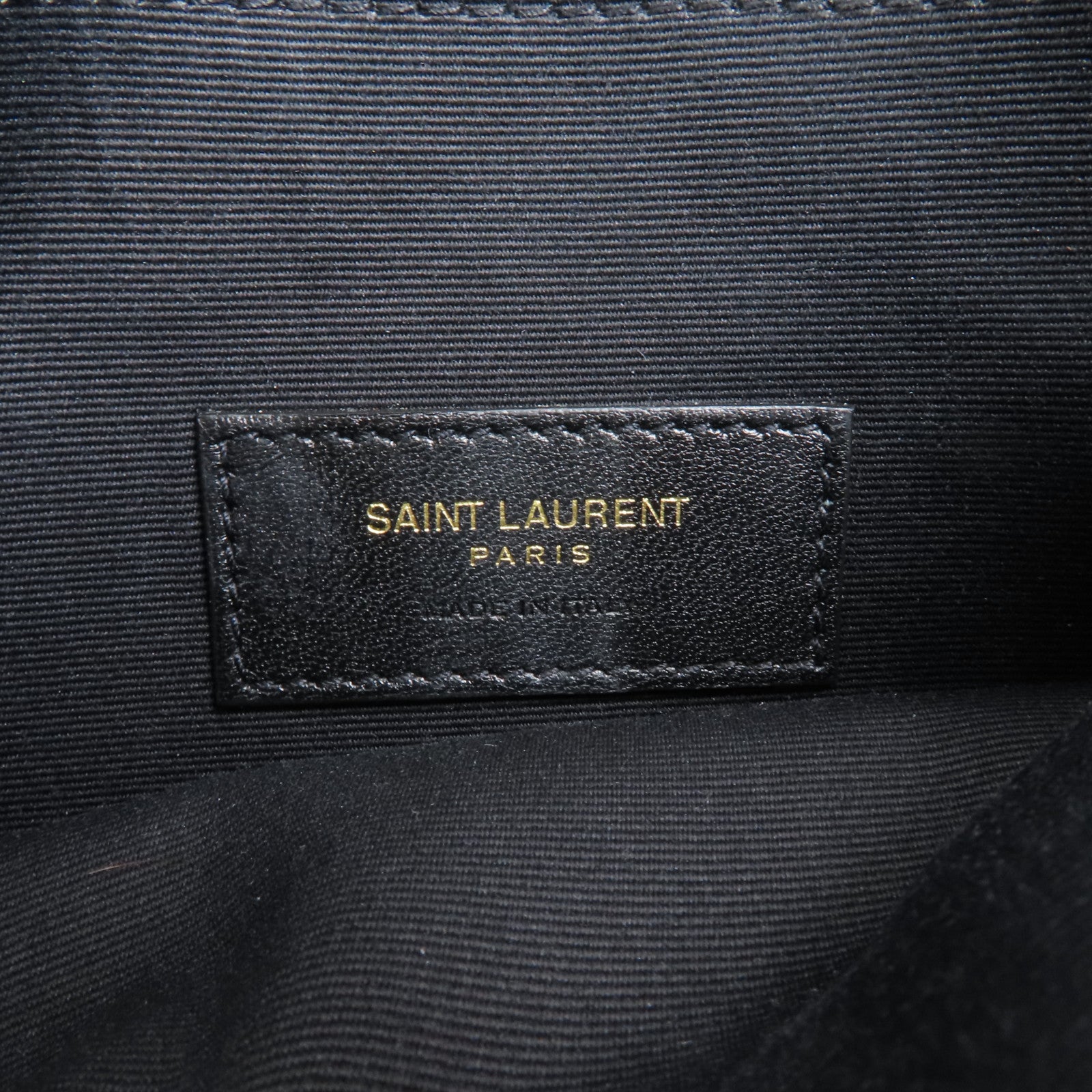 SAINT LAURENT 牛皮皮革Clutch Bag金扣手拿包