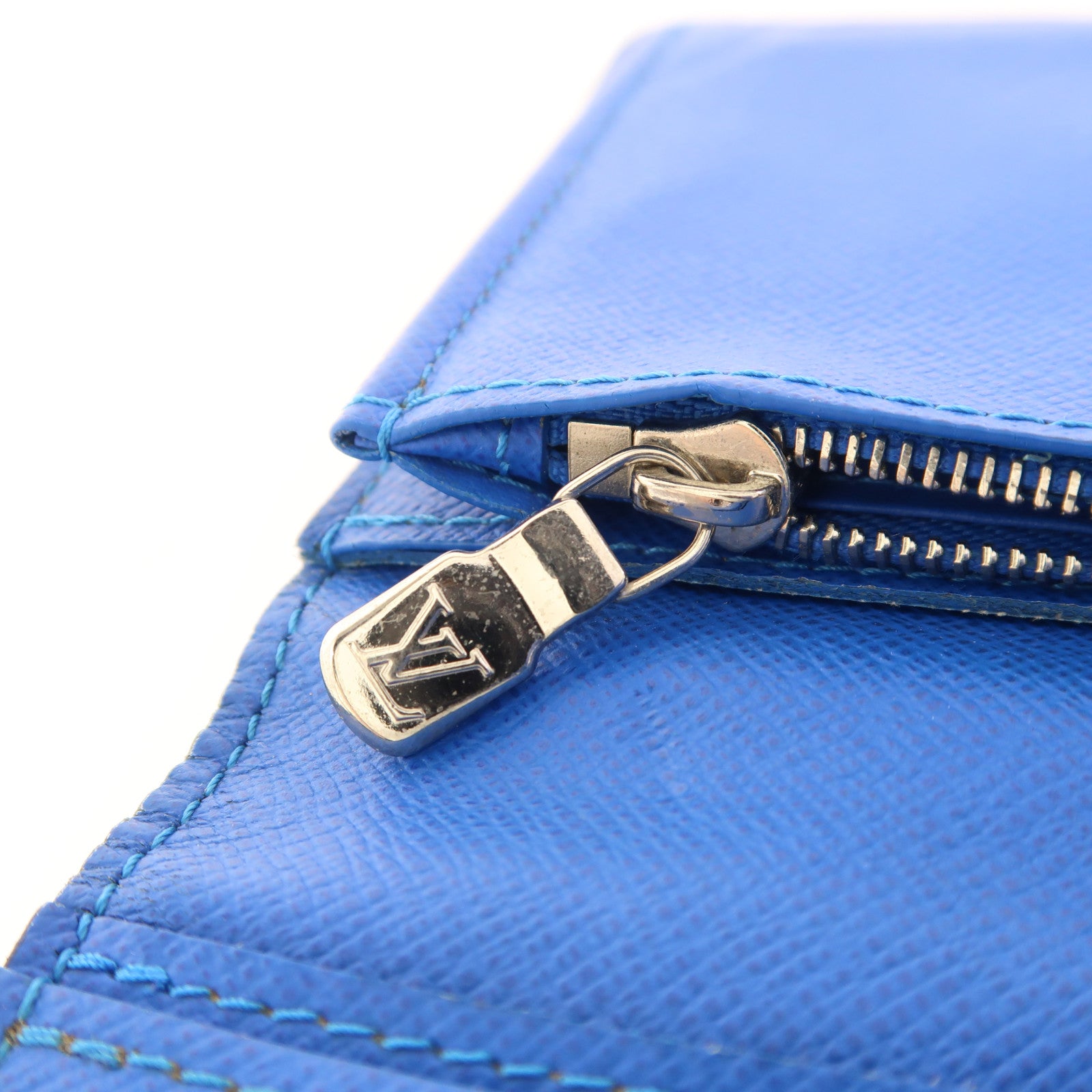 LOUIS VUITTON 牛皮皮革Long Wallet銀扣長錢包