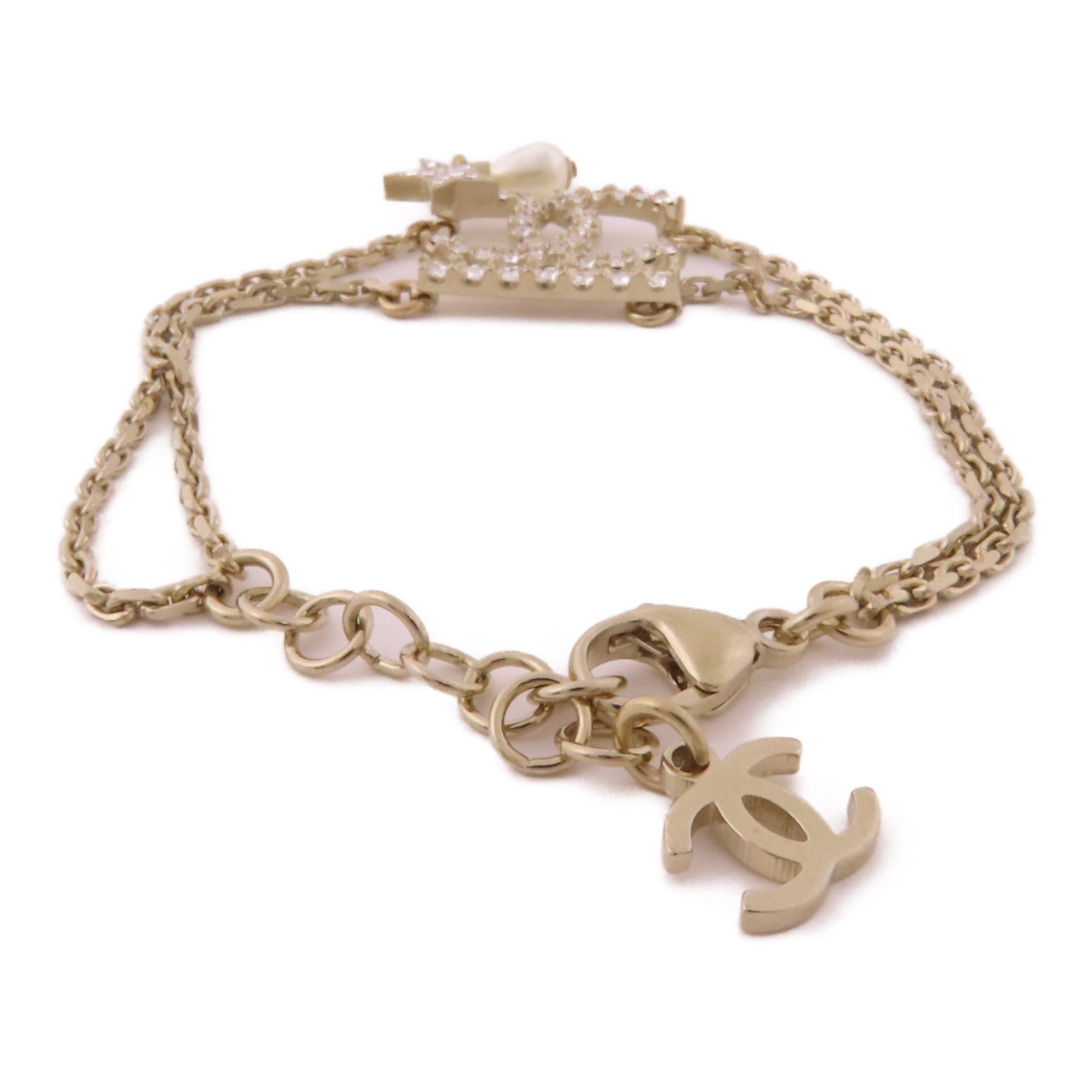CHANEL 金屬Bracelet銀扣手鏈