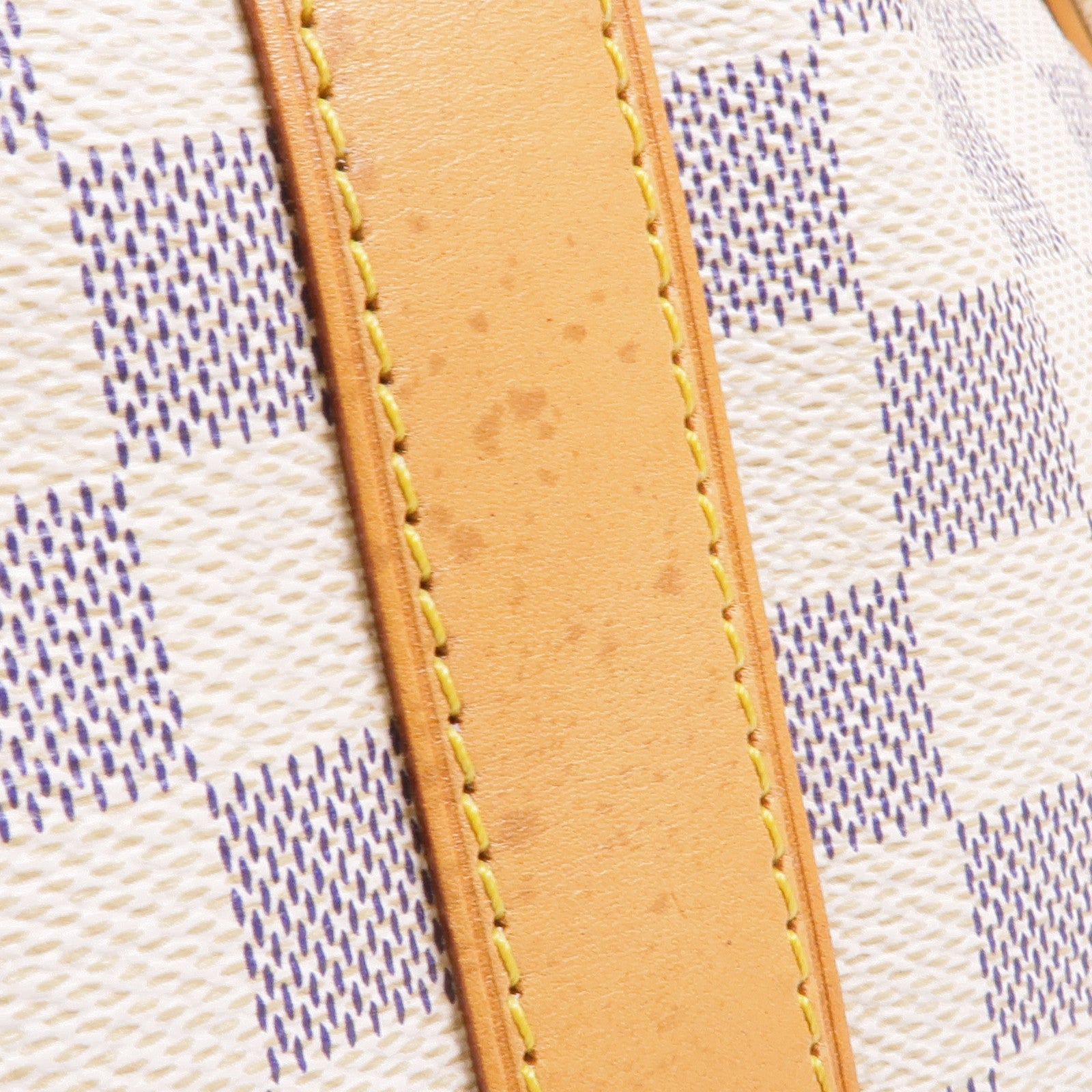LOUIS VUITTON Damier Azur Keepall Bandouliere 55金扣手挽肩背兩用袋