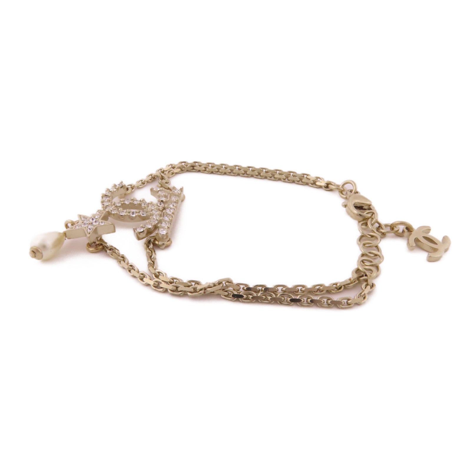 CHANEL 金屬Bracelet銀扣手鏈