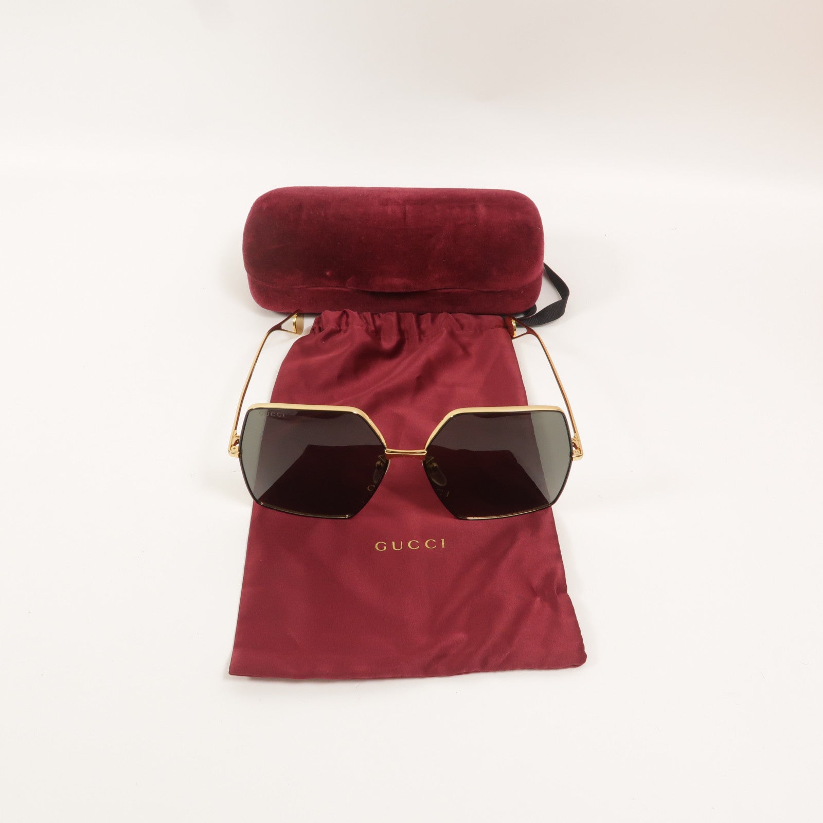 GUCCI PVC/金屬Sunglasses太陽眼鏡