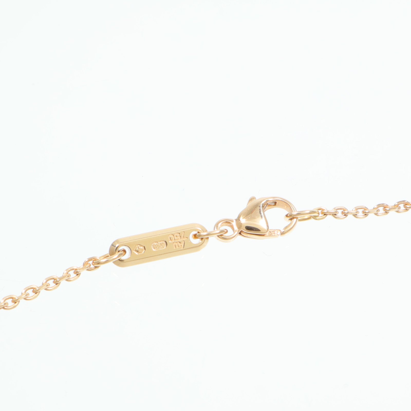 Chopard 18K玫瑰金Happy Diamond Icons Necklace鑽石項鍊