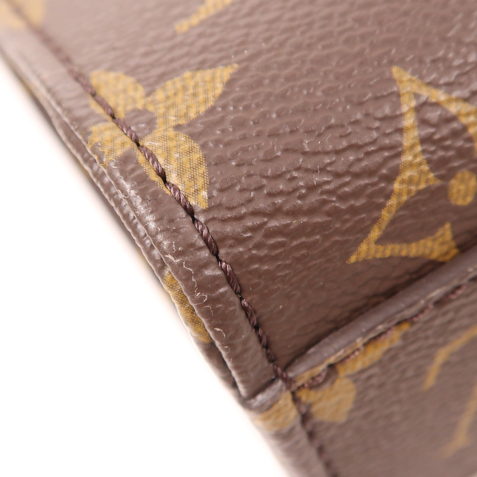 LOUIS VUITTON LV GHW Sac Plat BB 2 Way Shoulder Handbag M45847 Monogram Brown