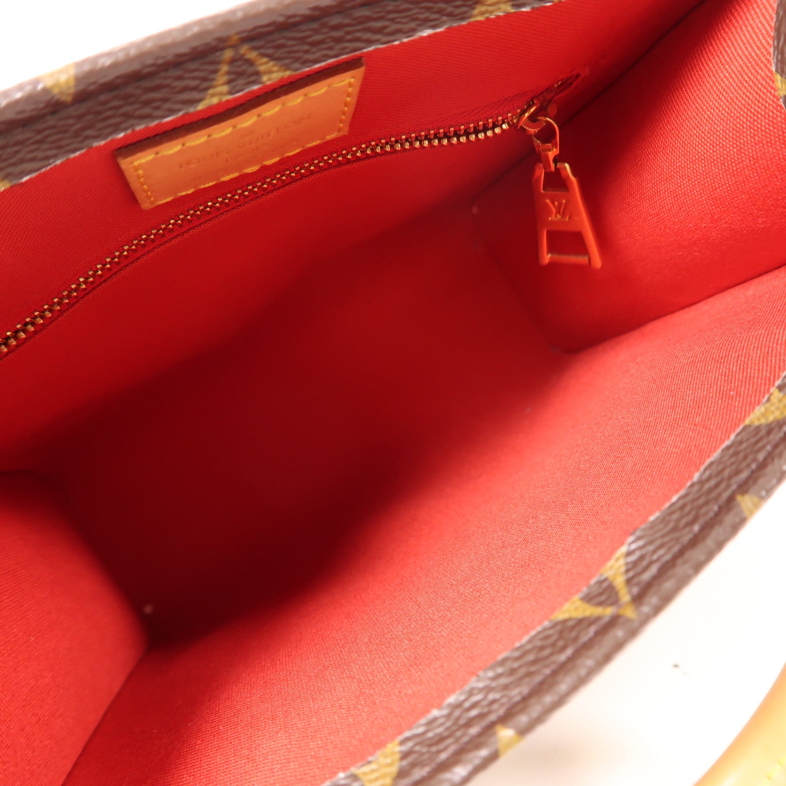 LOUIS VUITTON LV GHW Sac Plat BB 2 Way Shoulder Handbag M45847 Monogram Brown