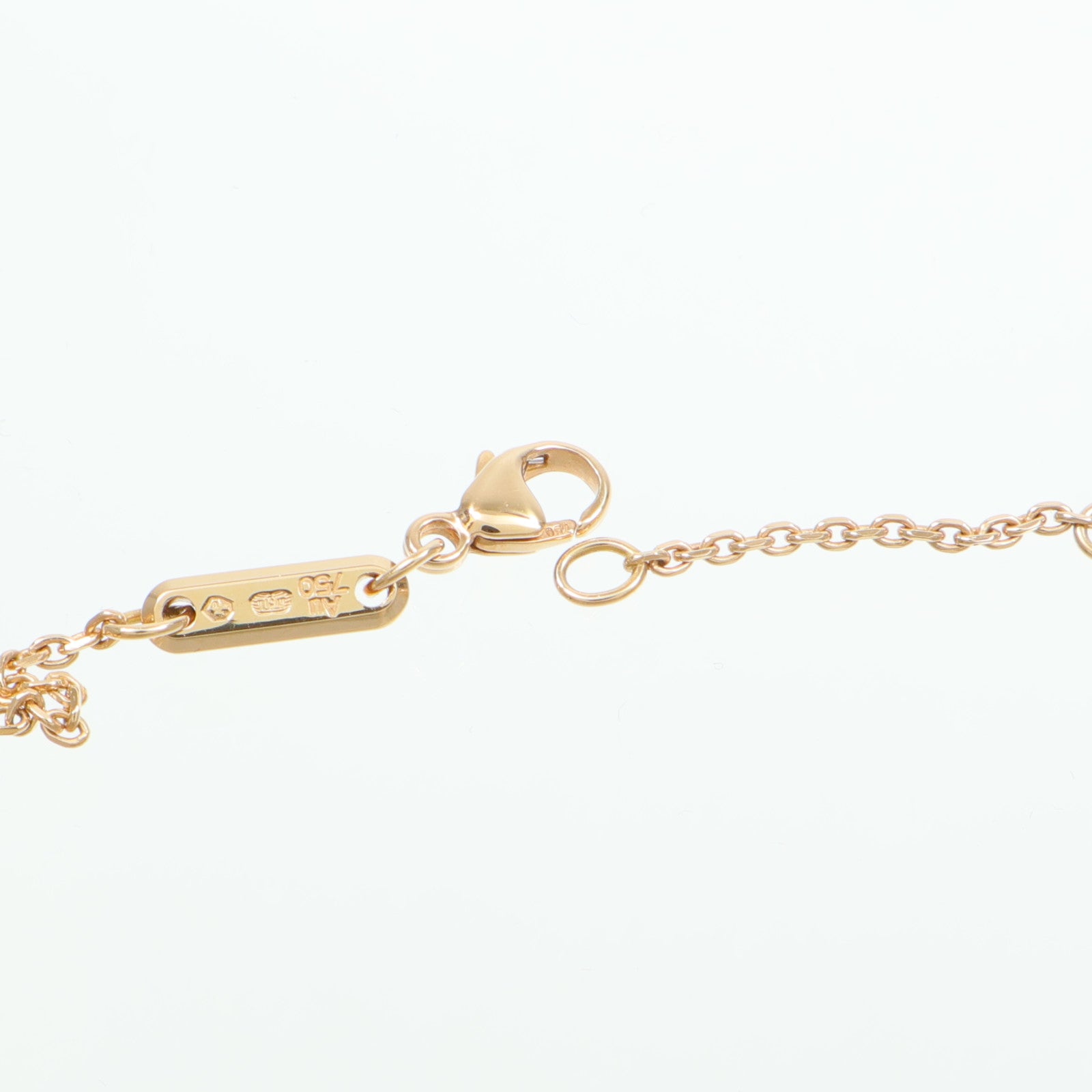 Chopard 18K玫瑰金Happy Diamond Icons Necklace鑽石項鍊