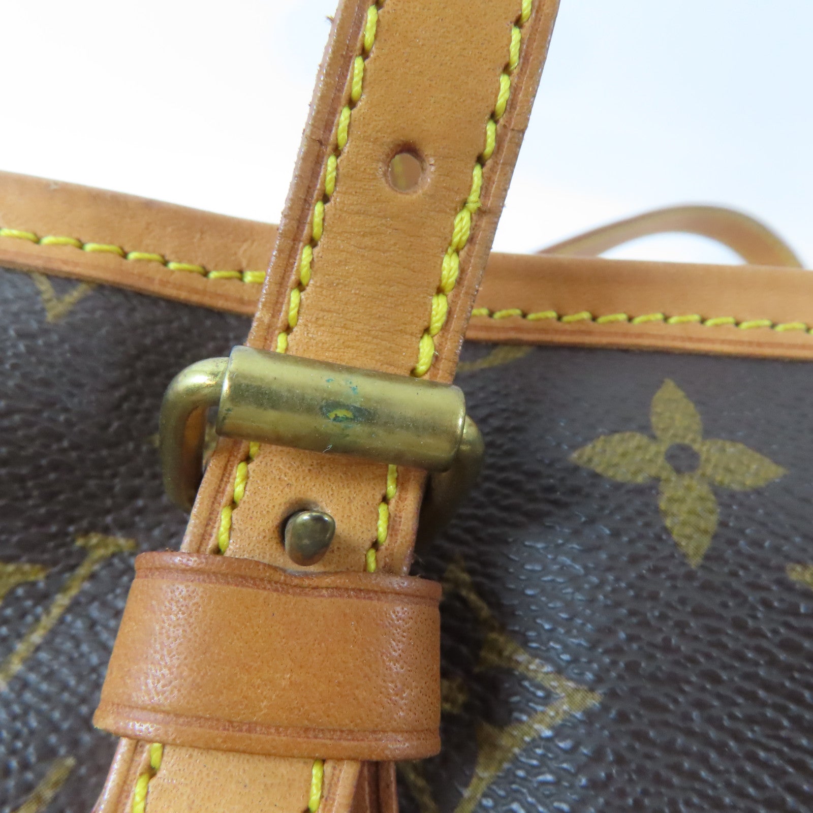 LOUIS VUITTON 【激減優惠】Monogram Bucket PM金扣肩背袋啡色