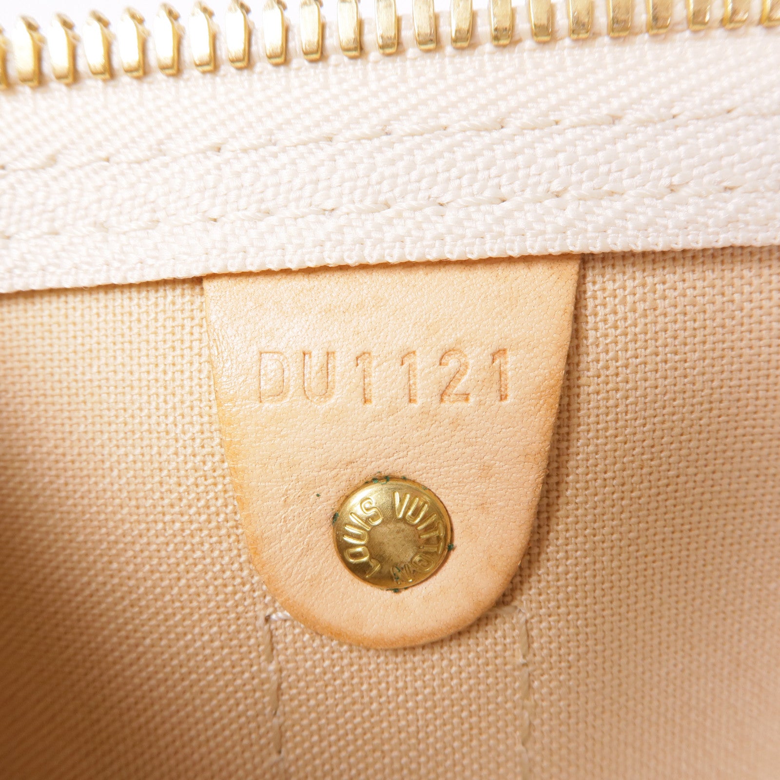 LOUIS VUITTON Damier Azur Keepall Bandouliere 55金扣手挽肩背兩用袋