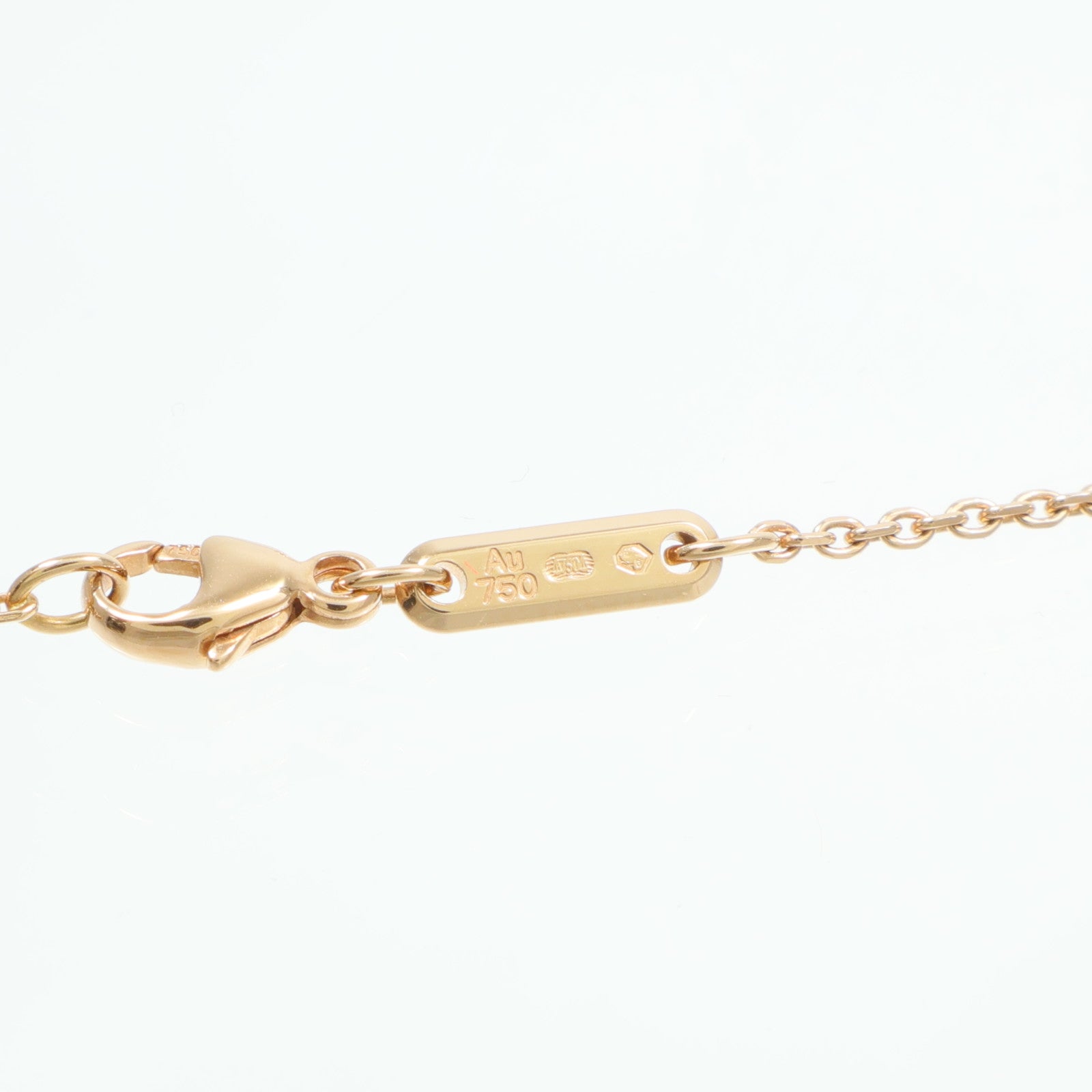 Chopard 18K玫瑰金Happy Diamond Icons Necklace鑽石項鍊