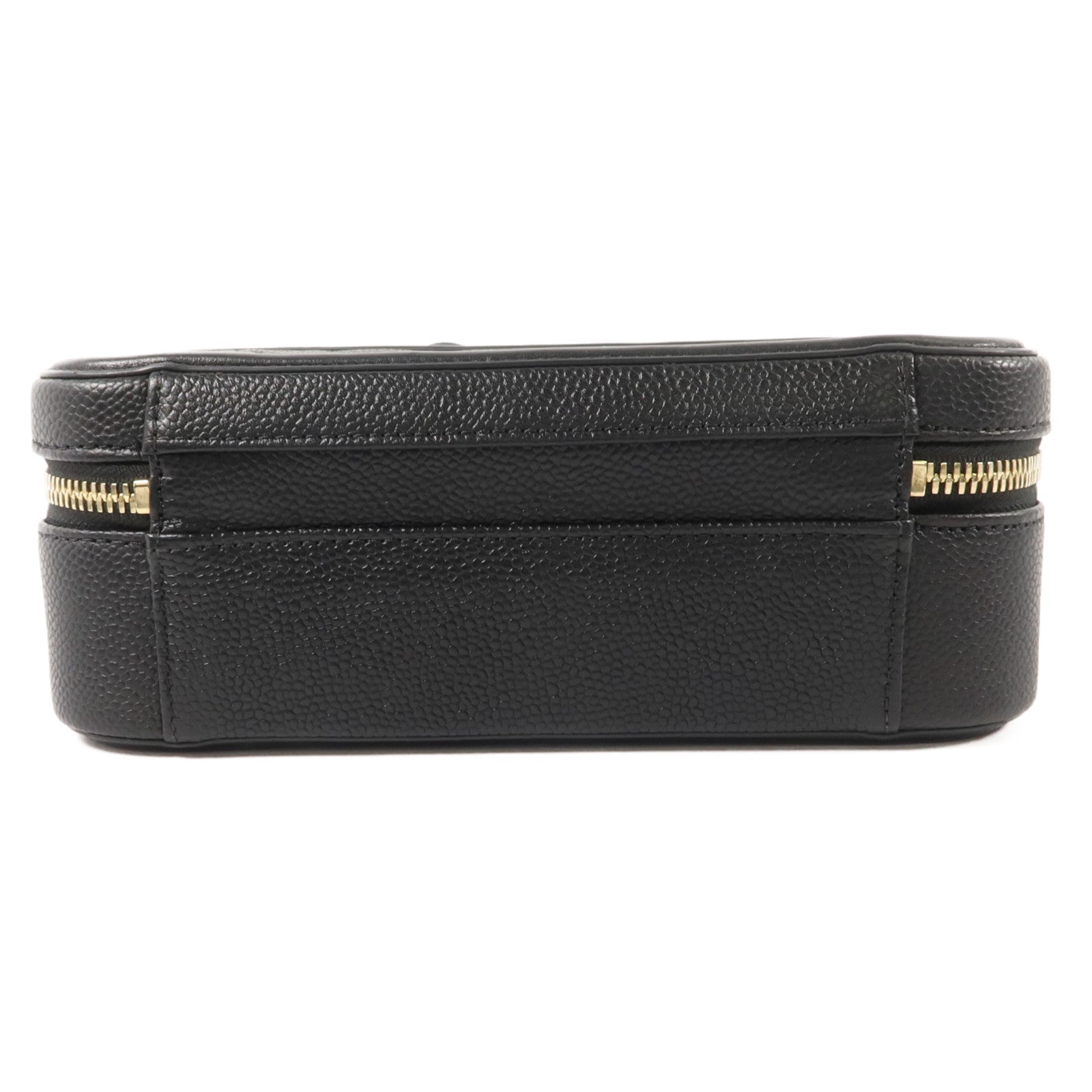 CHANEL 牛皮皮革CC Filigree Vanity Case Medium手挽肩背兩用袋