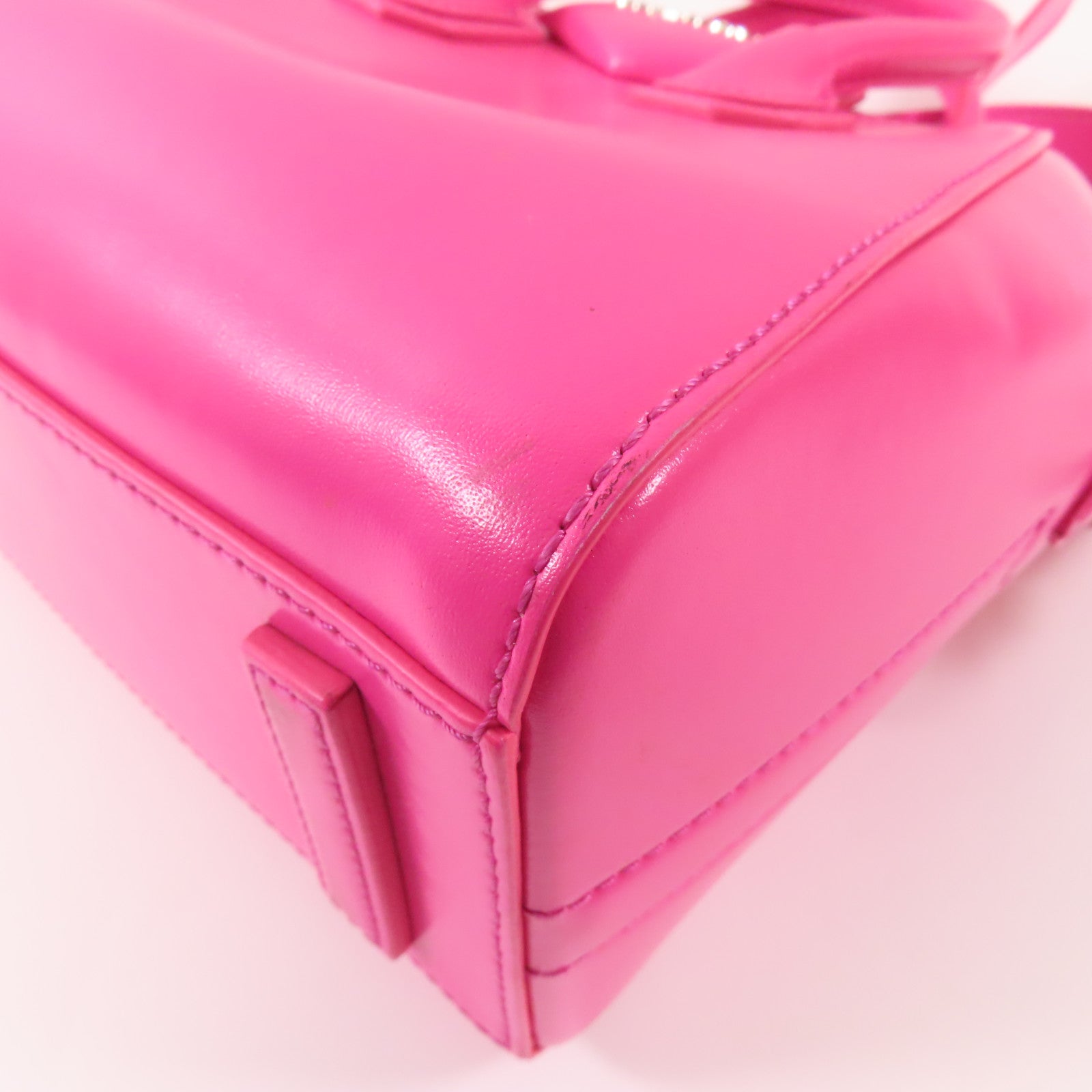 GIVENCHY 【激減優惠】牛皮皮革Mini Antigona銀扣手挽肩背兩用袋