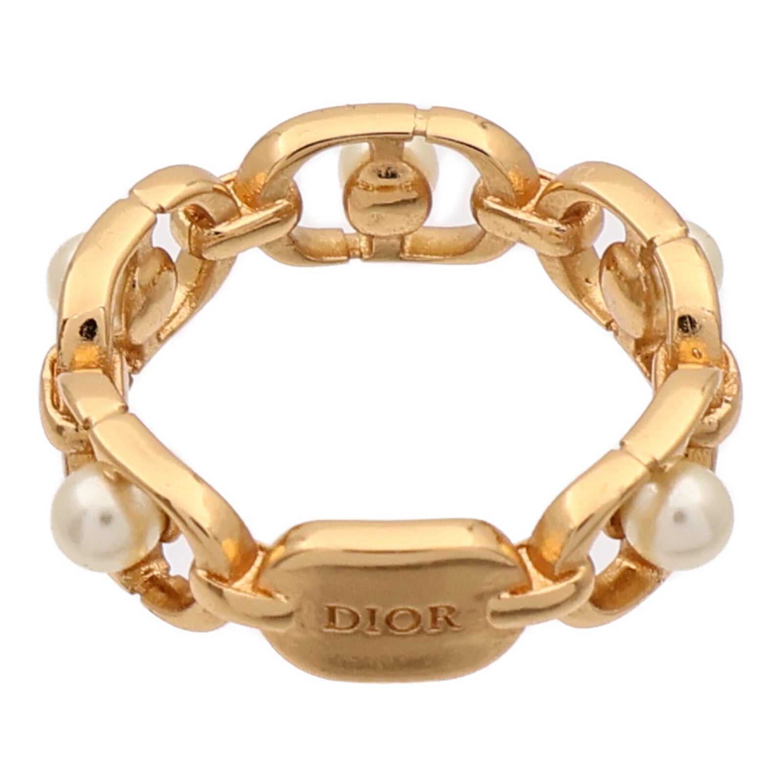 Dior 金屬30 Montaigne Jolie戒指US#4