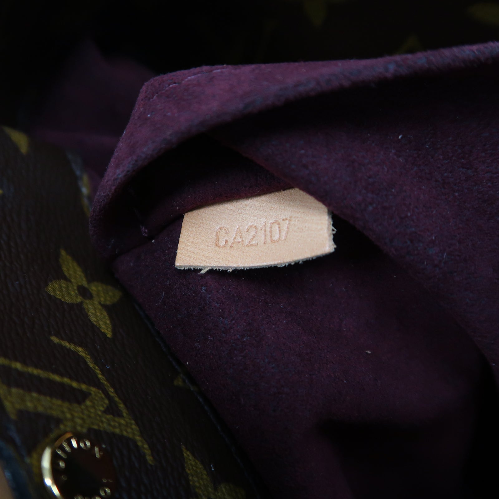 LOUIS VUITTON 【激減優惠】Monogram Montaigne MM金扣手挽肩背兩用袋啡色