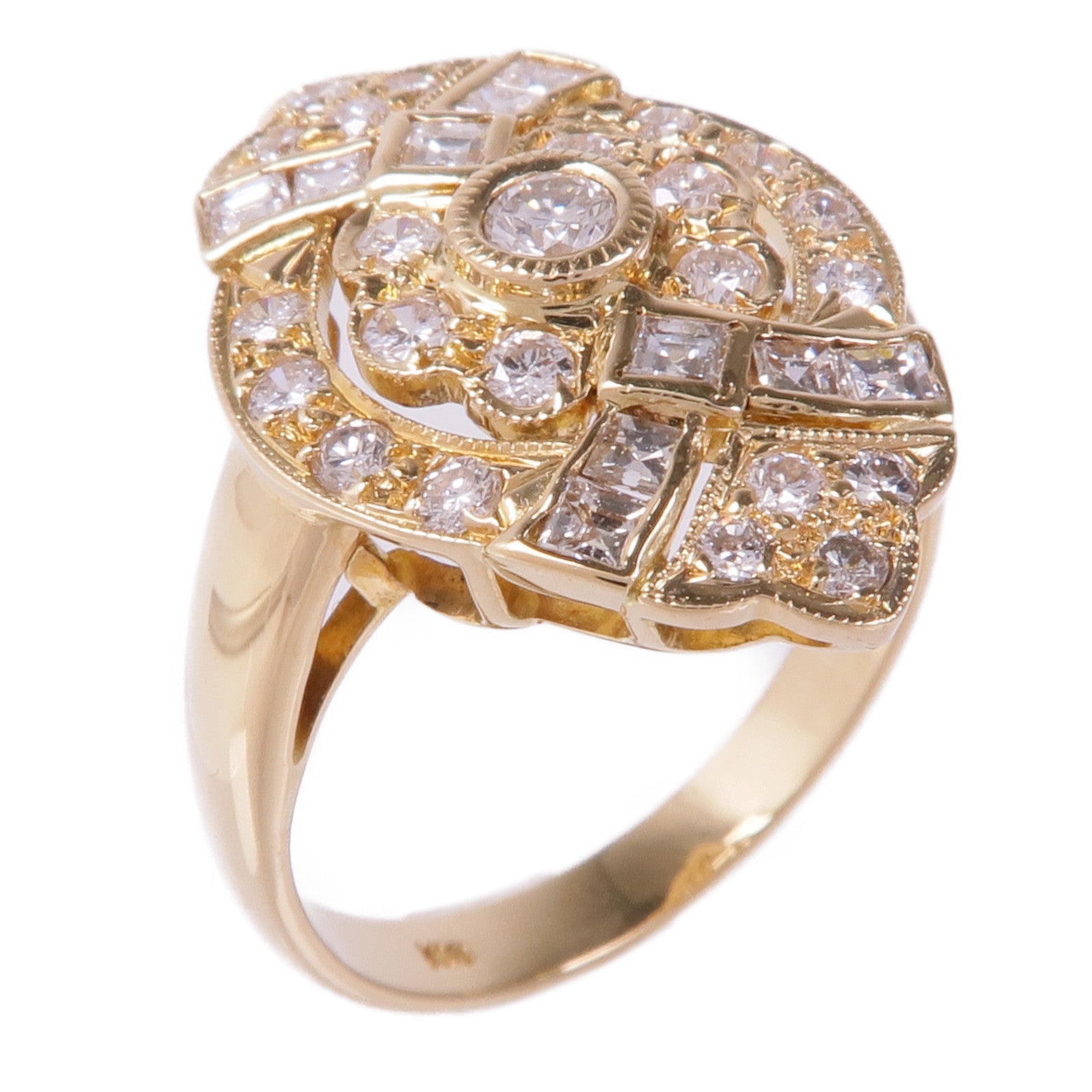 JEWELRY 【激減優惠】18K黃金Diamond Ring鑽石戒指US#6.25
