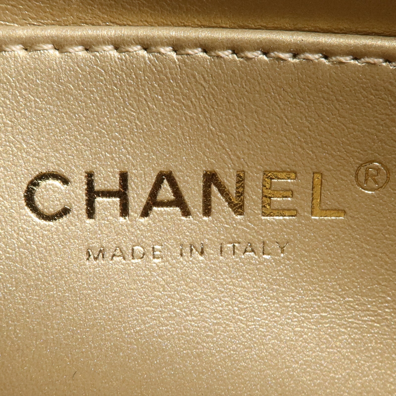 CHANEL 羊皮皮革Chain Shoulder Bag金扣鏈帶肩背袋