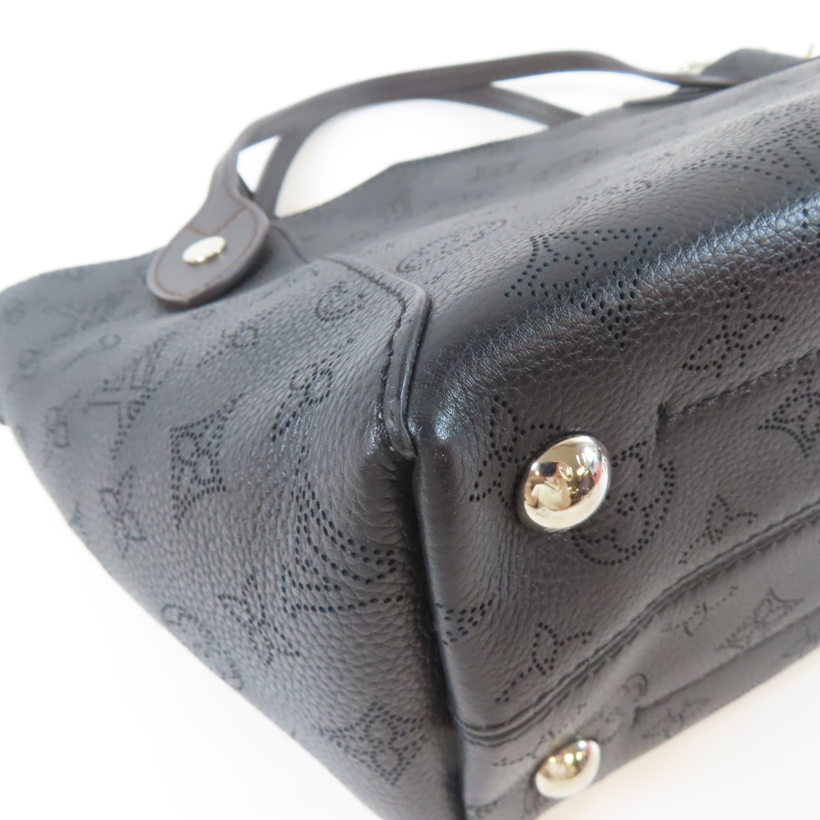 LOUIS VUITTON Mahina Hina 2 Way Shoulder Bag銀扣手挽肩背兩用袋黑色