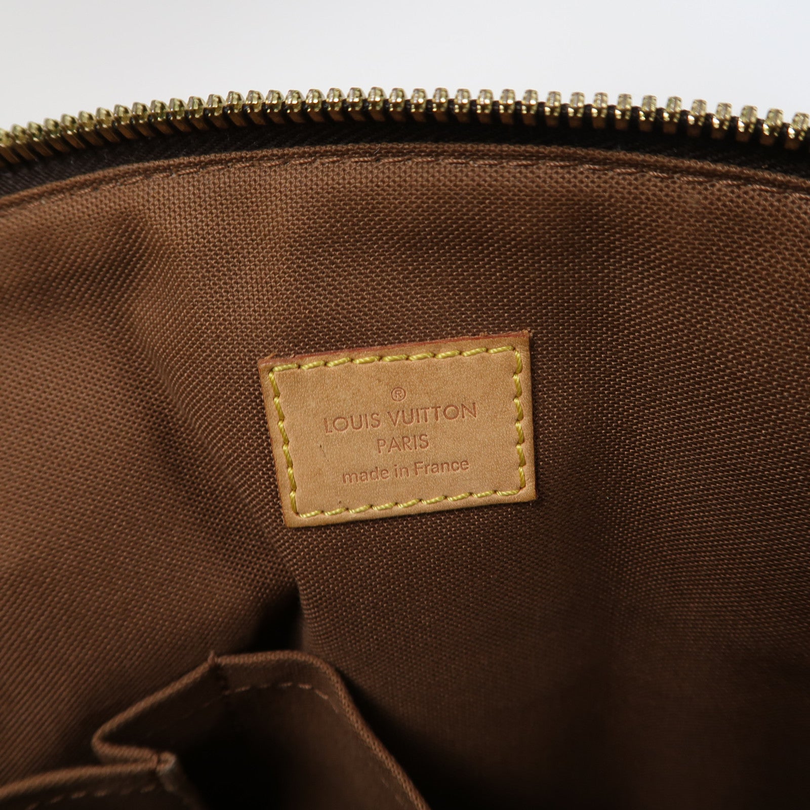 LOUIS VUITTON Monogram Tivoli GM金扣手挽袋啡色