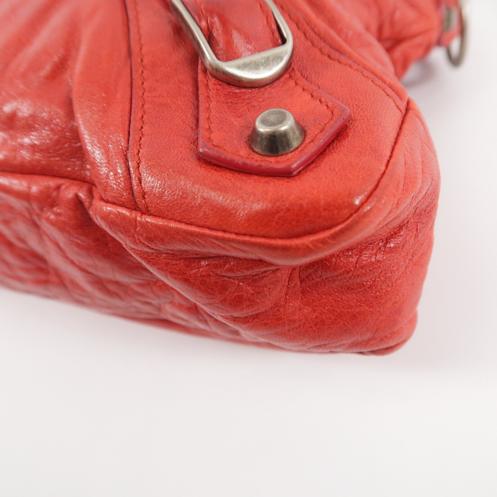 BALENCIAGA 羊皮皮革The First Bag手挽肩背兩用袋