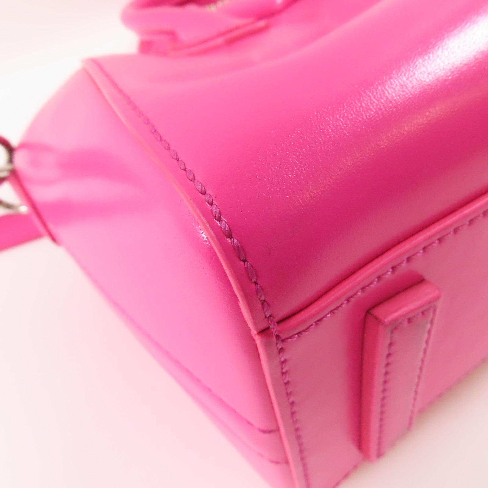 GIVENCHY 【激減優惠】牛皮皮革Mini Antigona銀扣手挽肩背兩用袋