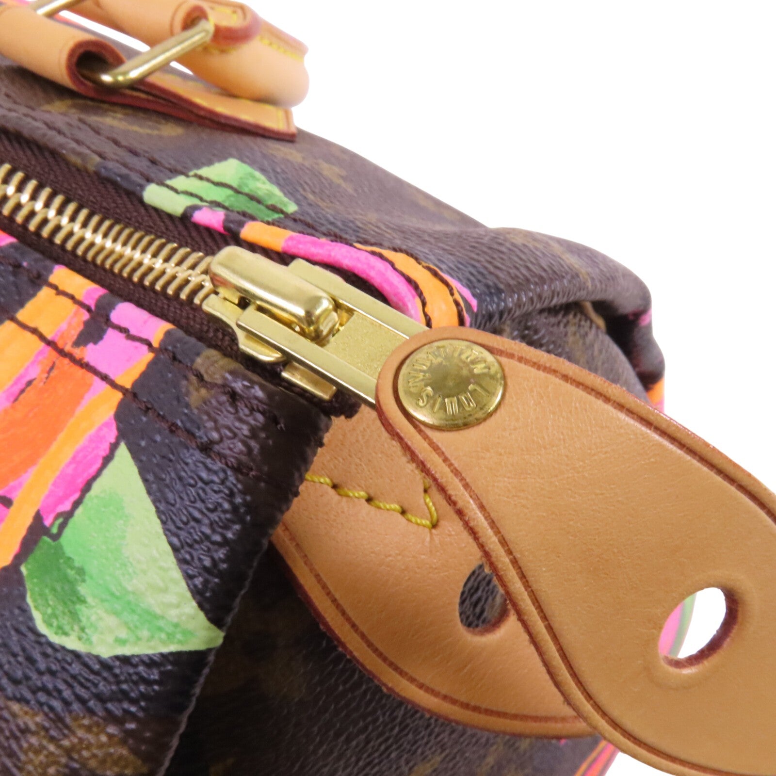 LOUIS VUITTON Monogram Speedy 30金扣手挽袋